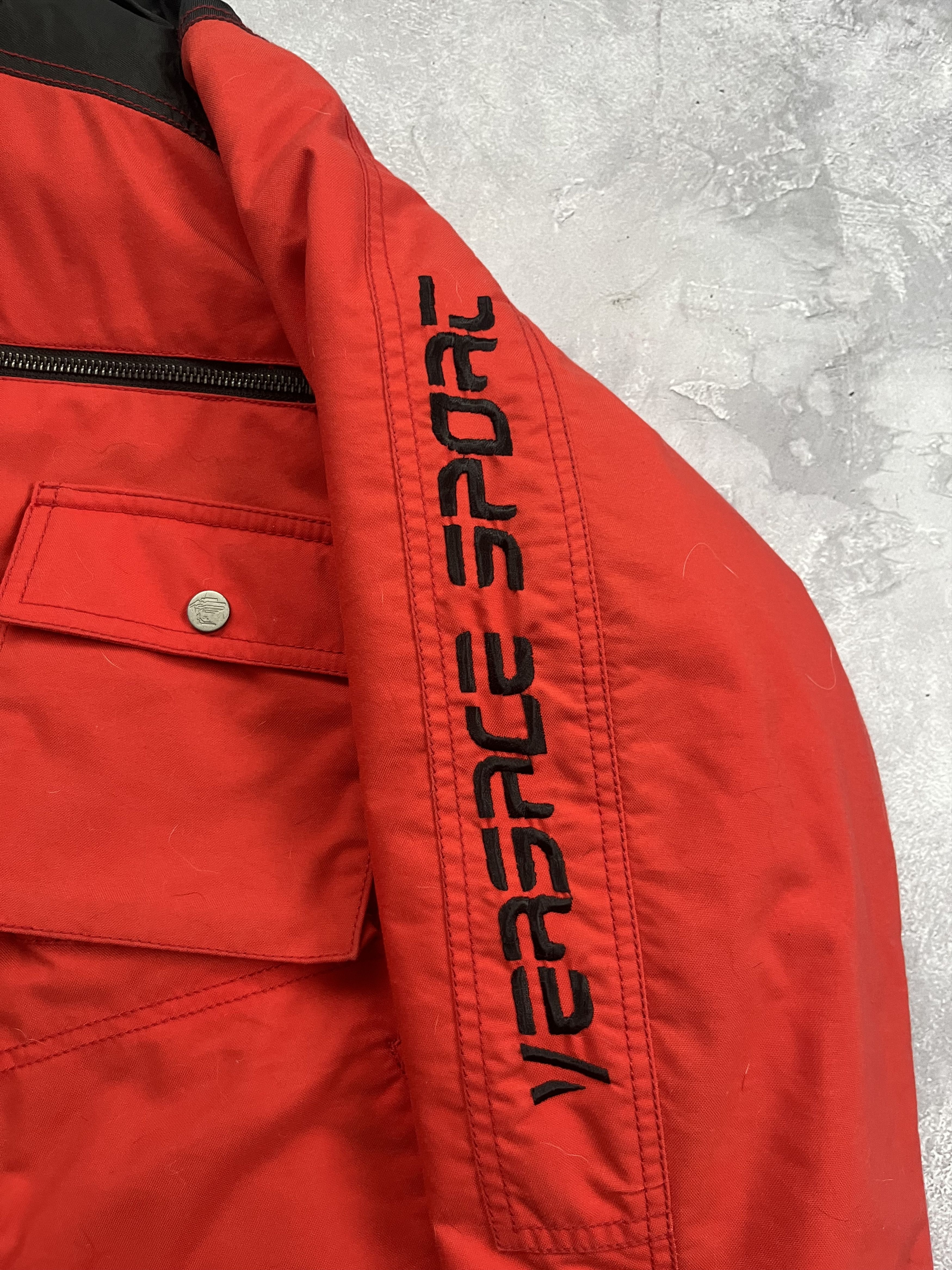 Versace Vintage Versace Sport Diaplex Biker Jacket Style Red Logo Size US L / EU 52-54 / 3 - 11 Thumbnail