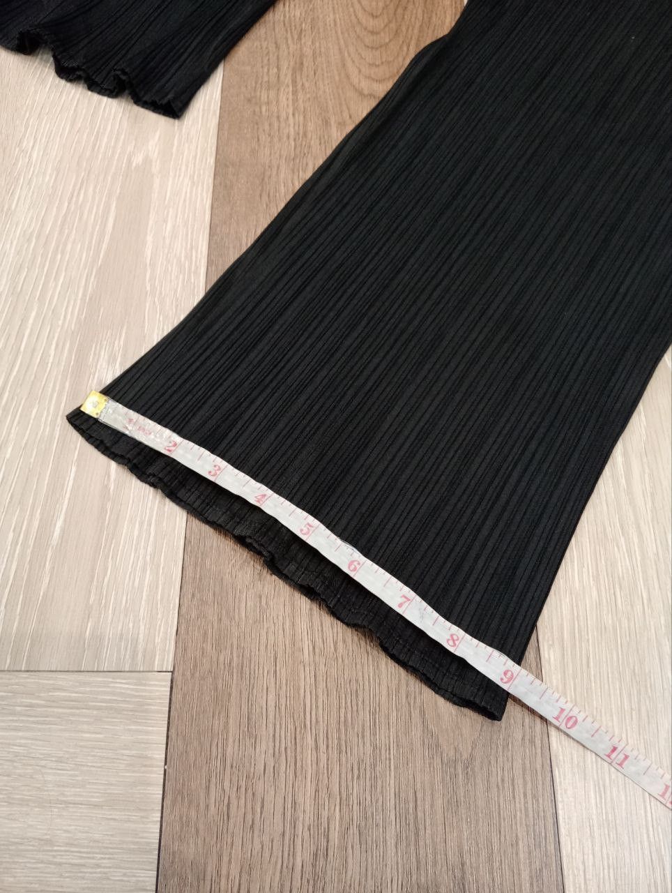 Pleats Please Issey Miyake PLEATS PLEASE ISSEY MIYAKE PLEATED PANTS - BLACK Size 25" / US 0 / IT 36 - 17 Thumbnail