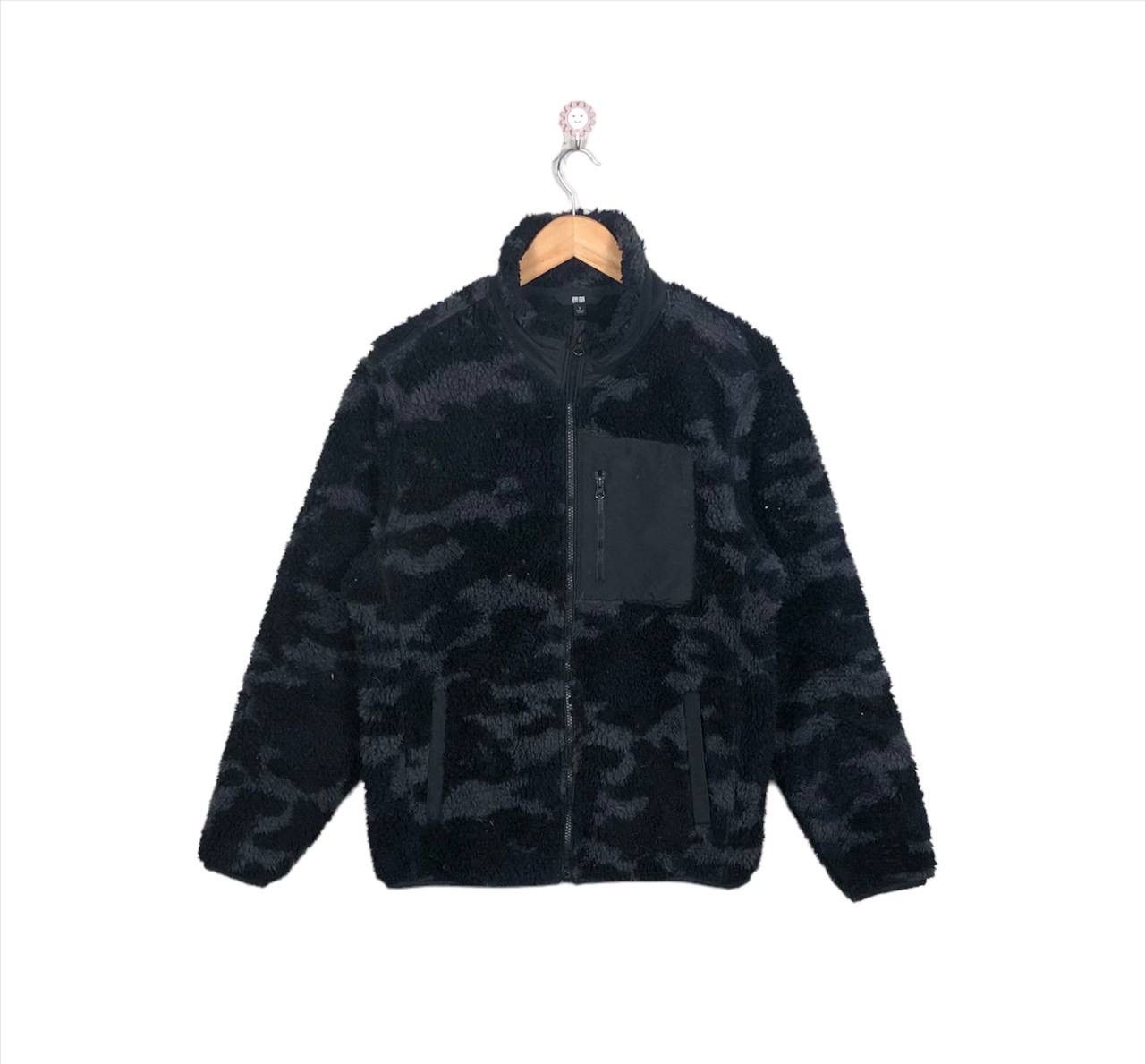 Japanese Brand Avant Garde Uniqlo Camouflage Pile Sherpa Boa Jacket ...