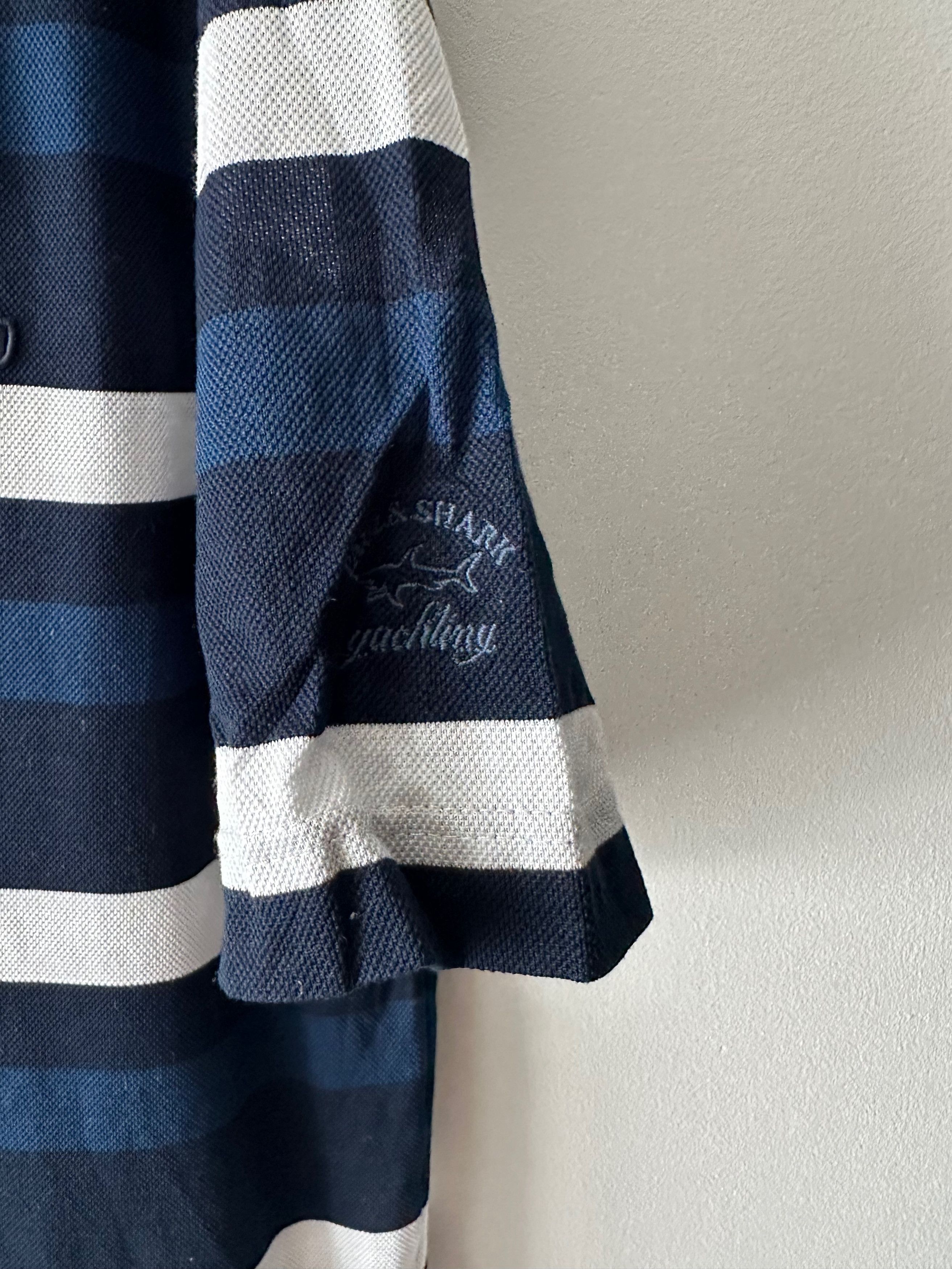 Paul & Shark Paul & Shark striped polo shirt dark blue / white yachting Size US L / EU 52-54 / 3 - 3 Thumbnail
