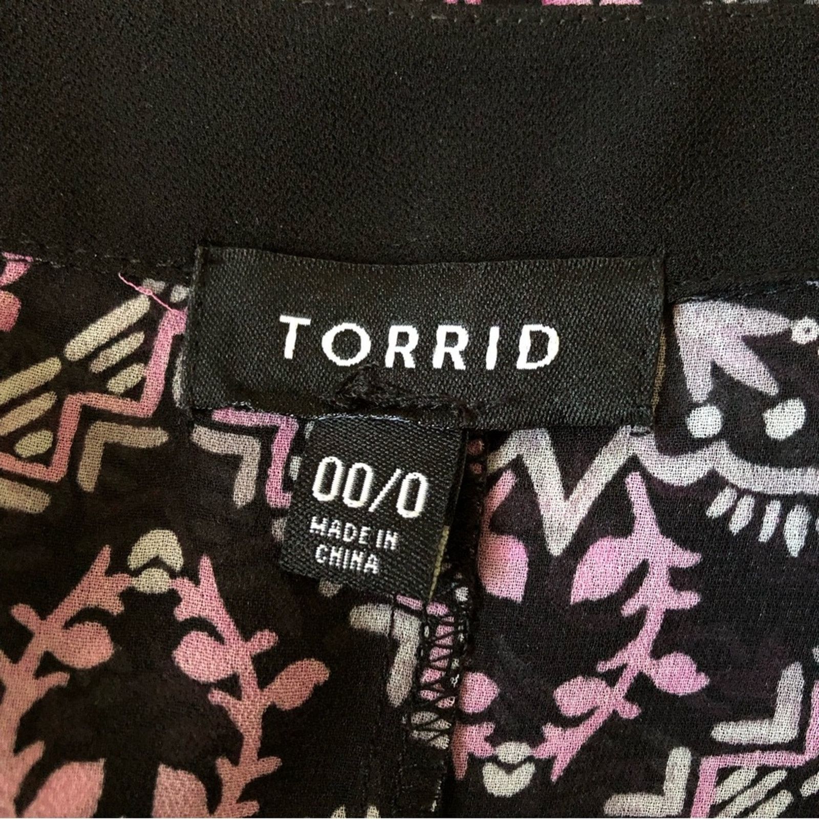 Other Torrid black and purple print kimono style robe Size ONE SIZE - 7 Thumbnail