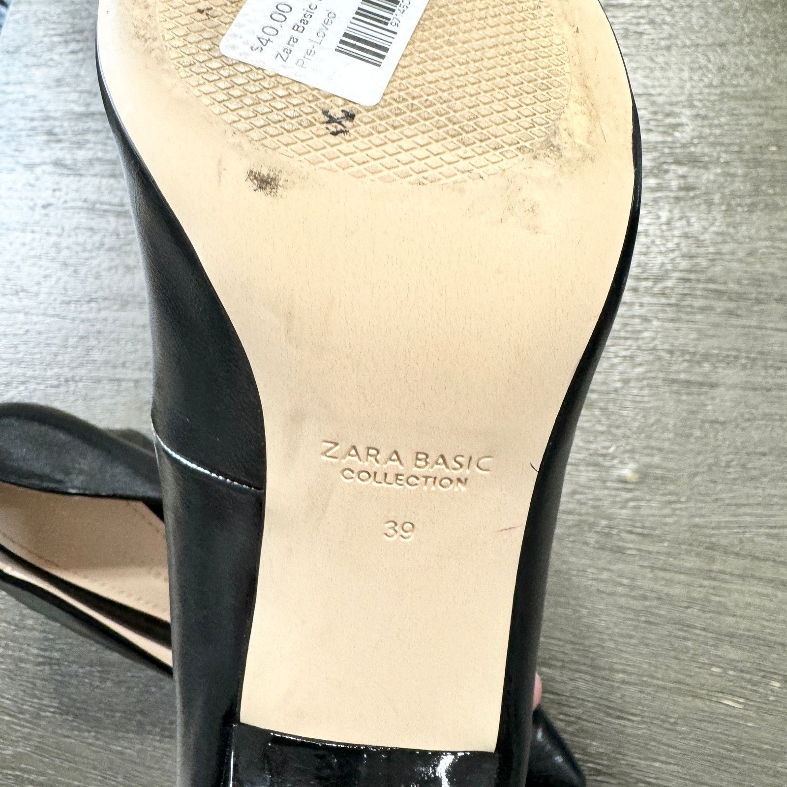 Zara Zara Patten Leather Pump Business Women Heels Size 39/8.5 Size US 8.5 / IT 38.5 - 7 Thumbnail