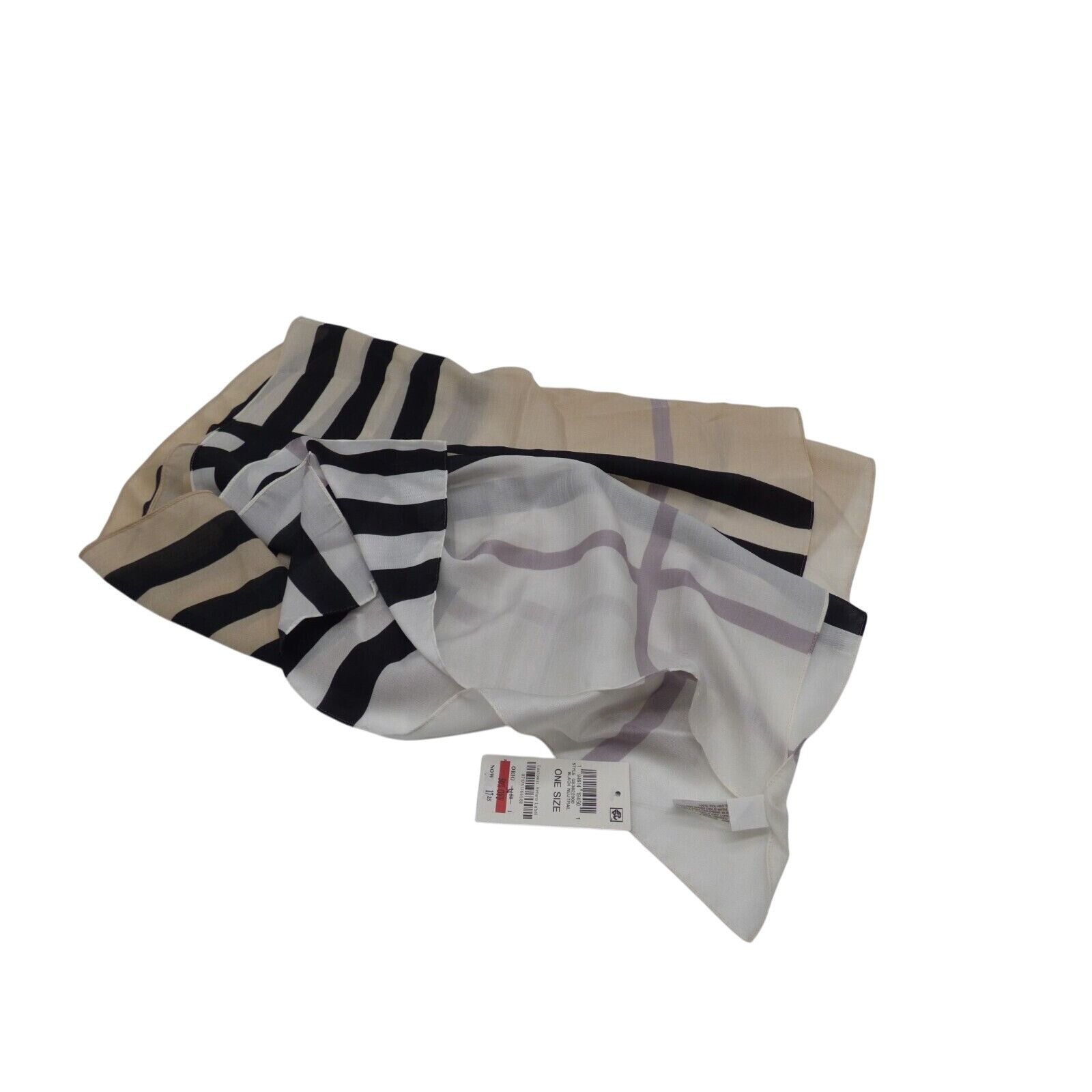 Giani Bernini Giani Bernini Ombré Plaid Oblong Scarf, OS, Black/Neutral Size ONE SIZE - 9 Thumbnail