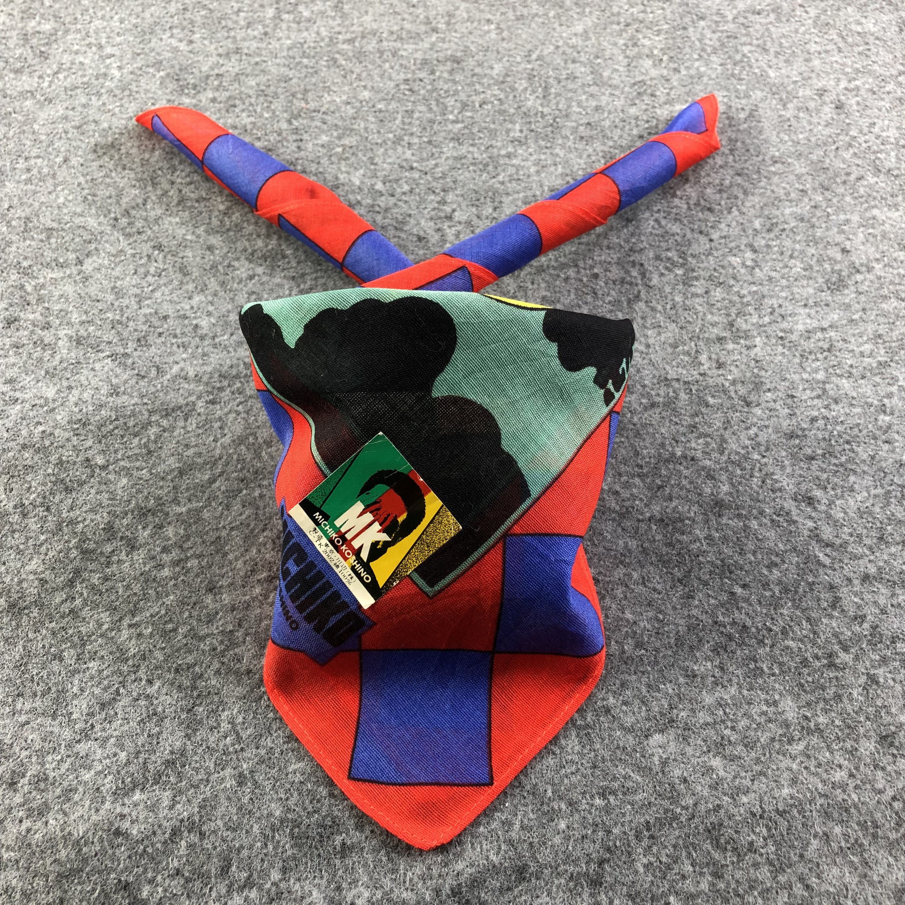 Michiko Koshino Michiko Koshino Handkerchief Neckerchief Bandana H2274 Size ONE SIZE - 2 Thumbnail