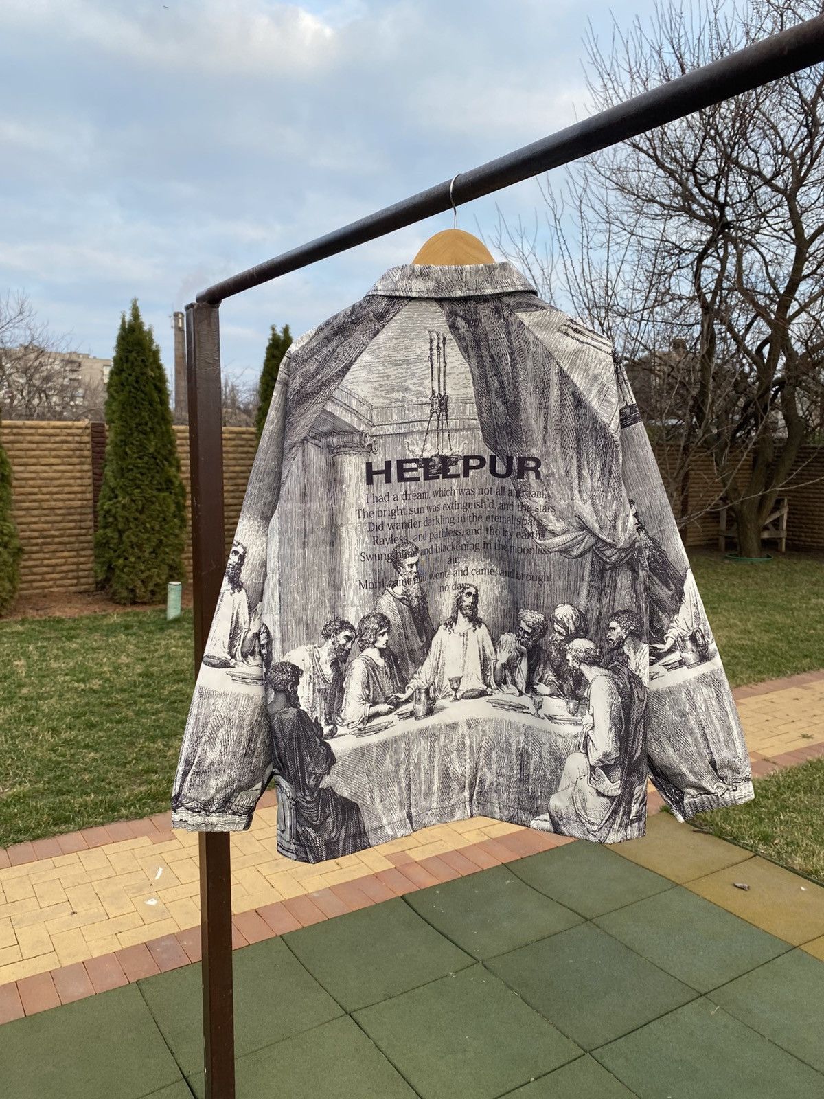 Vintage Hellpur “The Last Supper” Da Vinci Art Print Jacket XL Size US XL / EU 56 / 4 - 4 Thumbnail