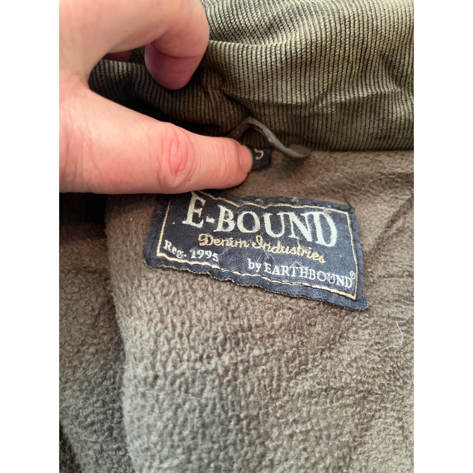 Vintage E-Bound Earthbound Green Quilted Barn Jacket Corduroy Small Size S / US 4 / IT 40 - 10 Thumbnail