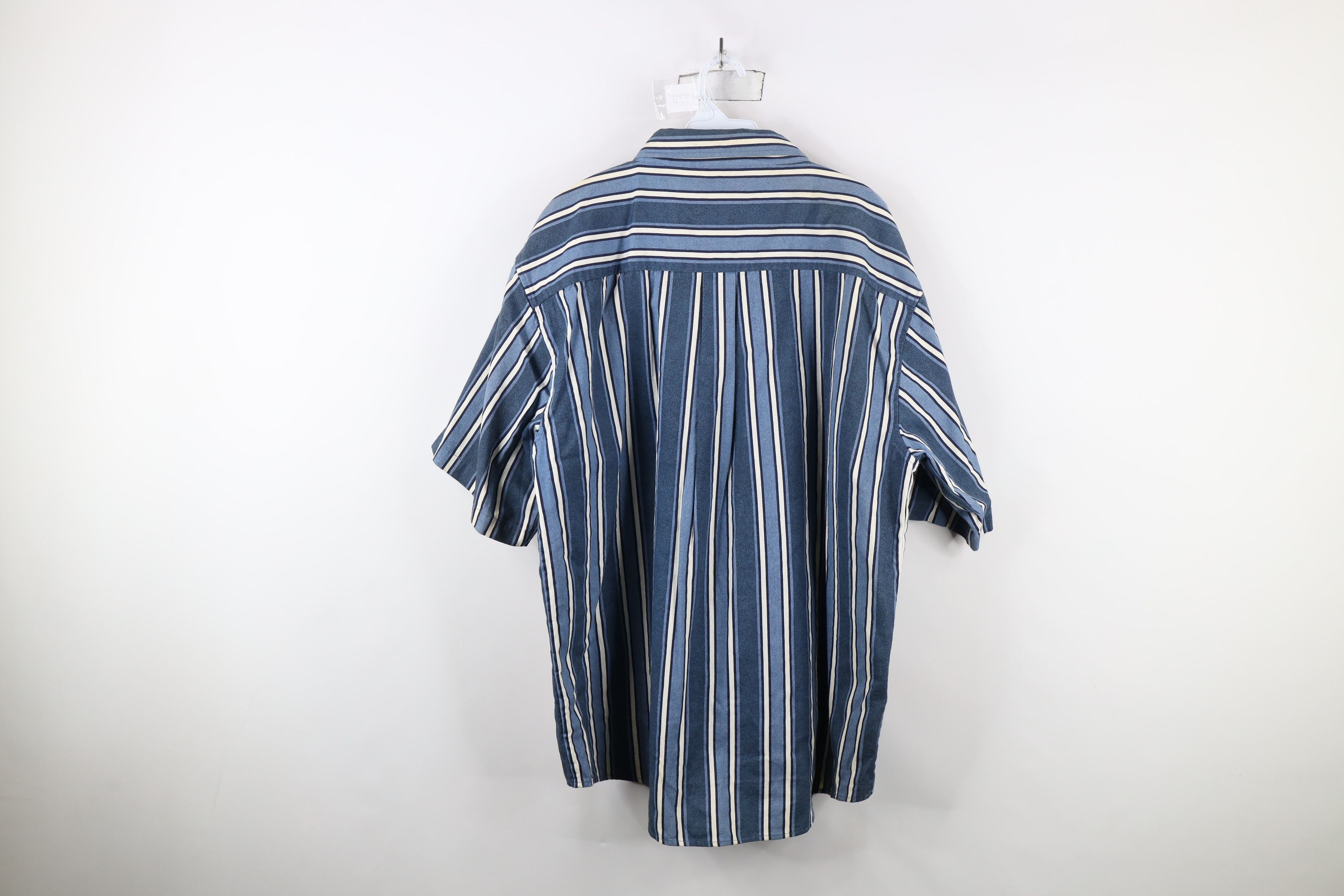 Vintage Deadstock Vintage 90s Streetwear Block Button Down Shirt Size US XXL / EU 58 / 5 - 9 Thumbnail