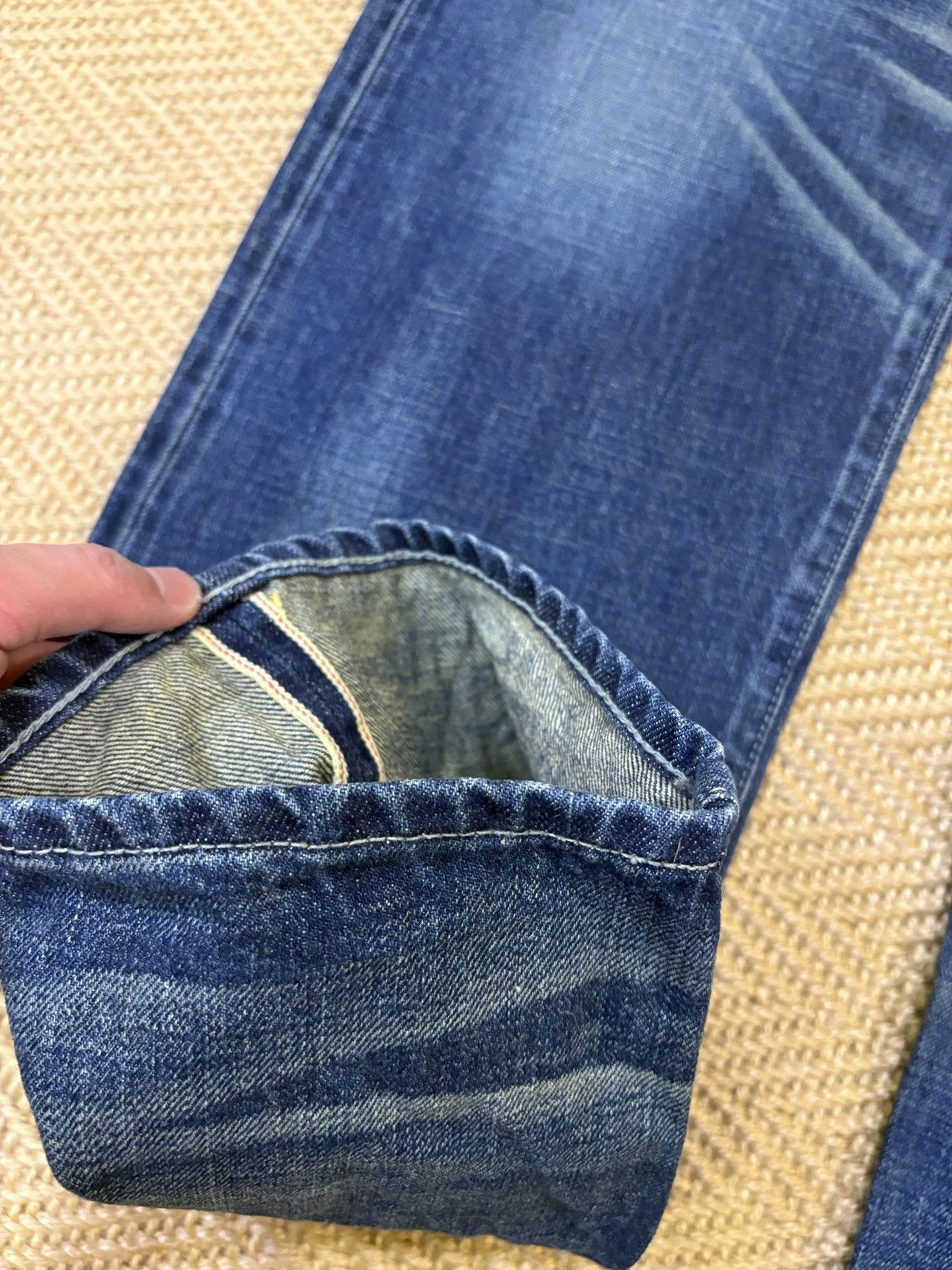 Neighborhood Edison Chen x Neighborhood Brutal Wash L Jeans HW Near New Size US 34 / EU 50 - 7 Thumbnail