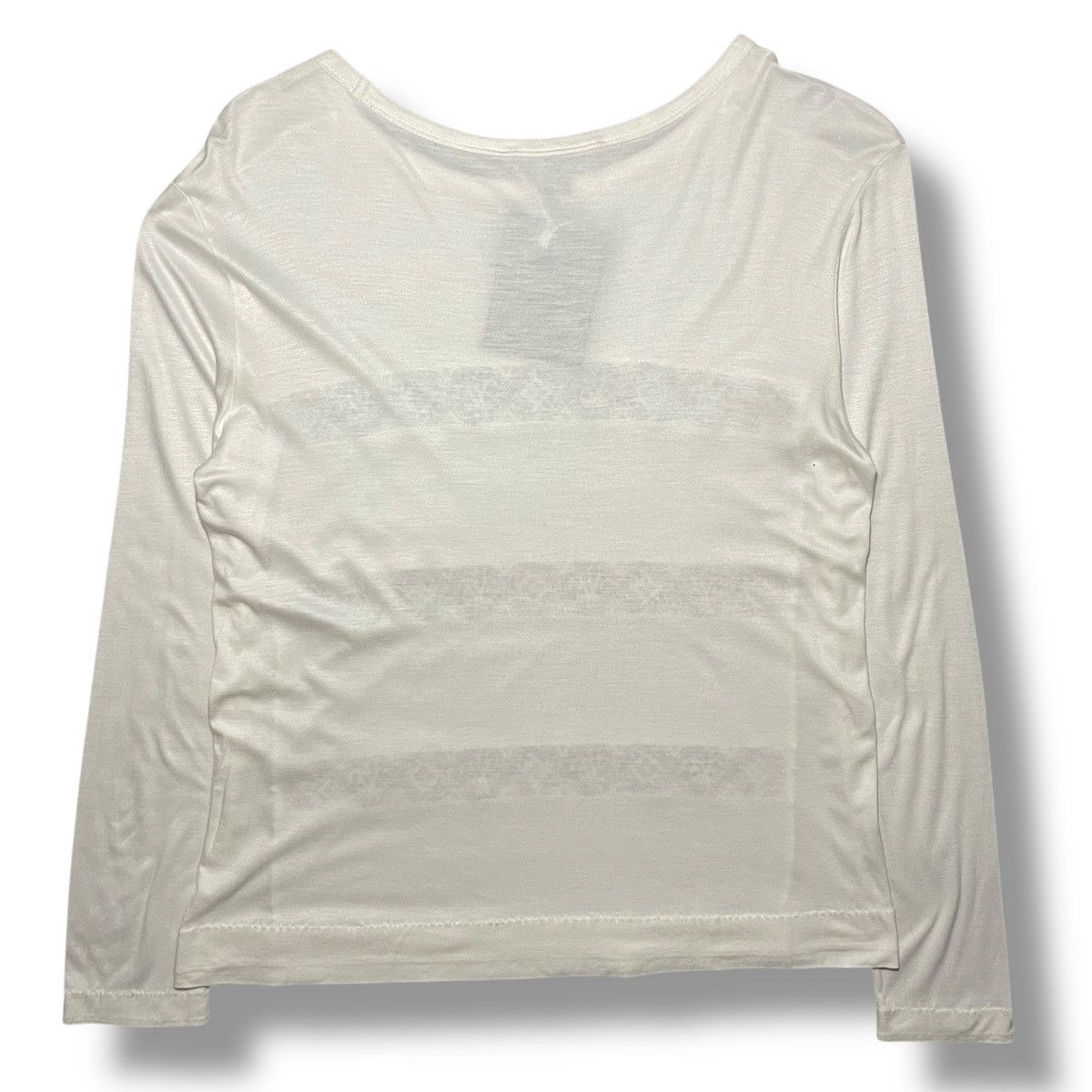 Louis Vuitton Louis Vuitton Vintage Lace Trimmed Long Sleeve Shirt Size M / US 6-8 / IT 42-44 - 7 Thumbnail
