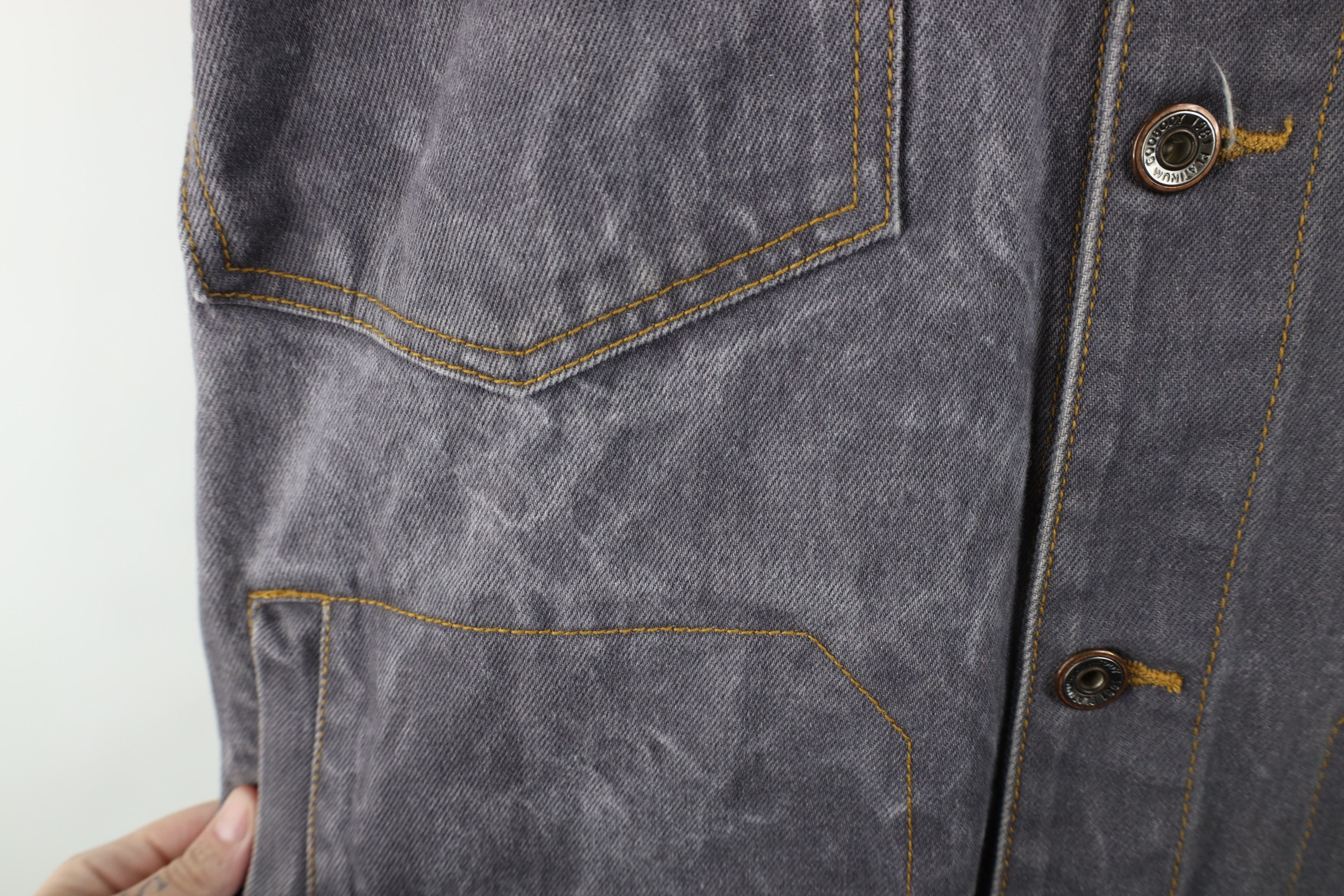 Vintage Vintage 90s Y2K Streetwear Fit Denim Trucker Jacket Gray Size US M / EU 48-50 / 2 - 5 Thumbnail