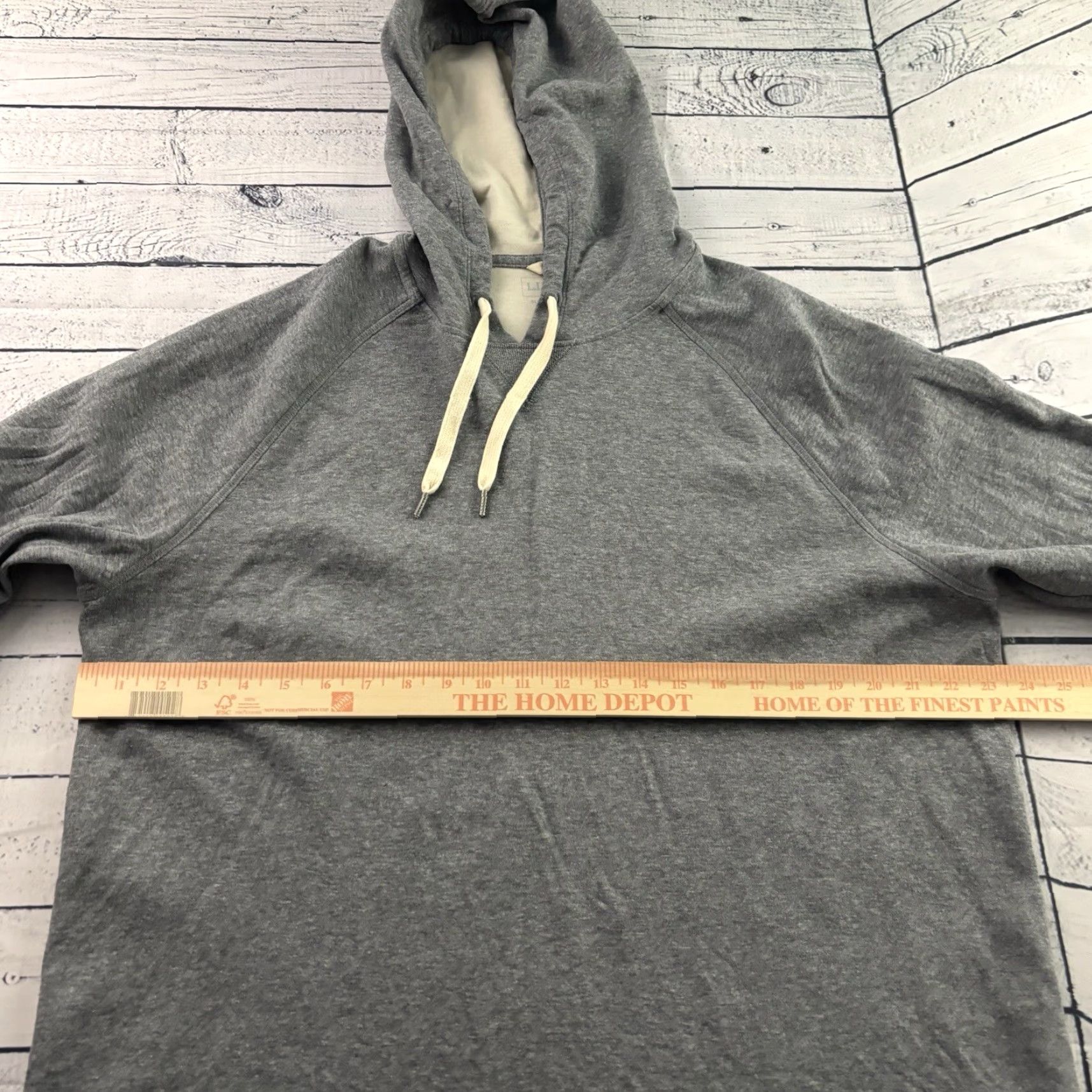 Vintage L.L. Bean Hoodie Pullover Gray Men's Large Size US L / EU 52-54 / 3 - 3 Thumbnail