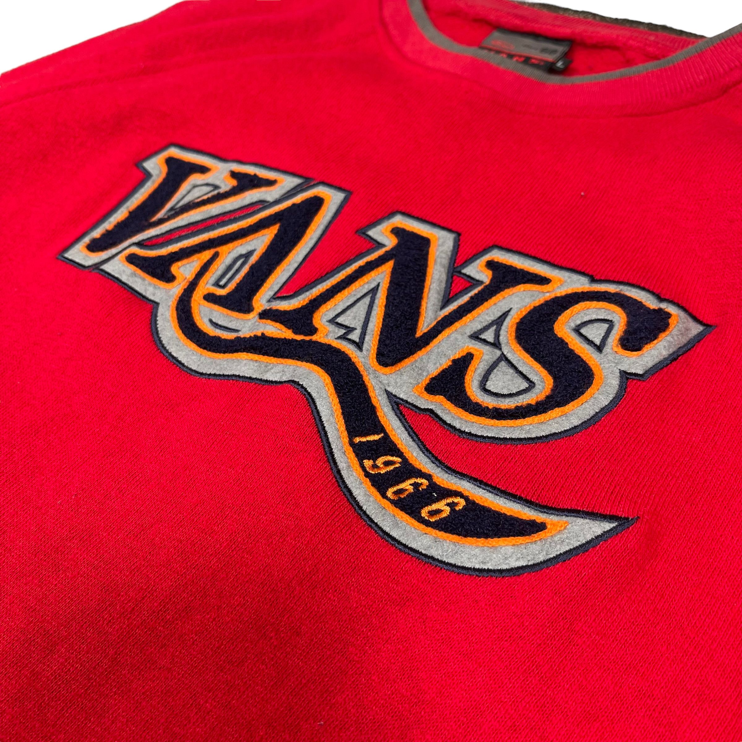 Vans × Vintage NOS Vintage 2000s Vans Embroidered Crewneck Sweatshirt Size US L / EU 52-54 / 3 - 4 Thumbnail
