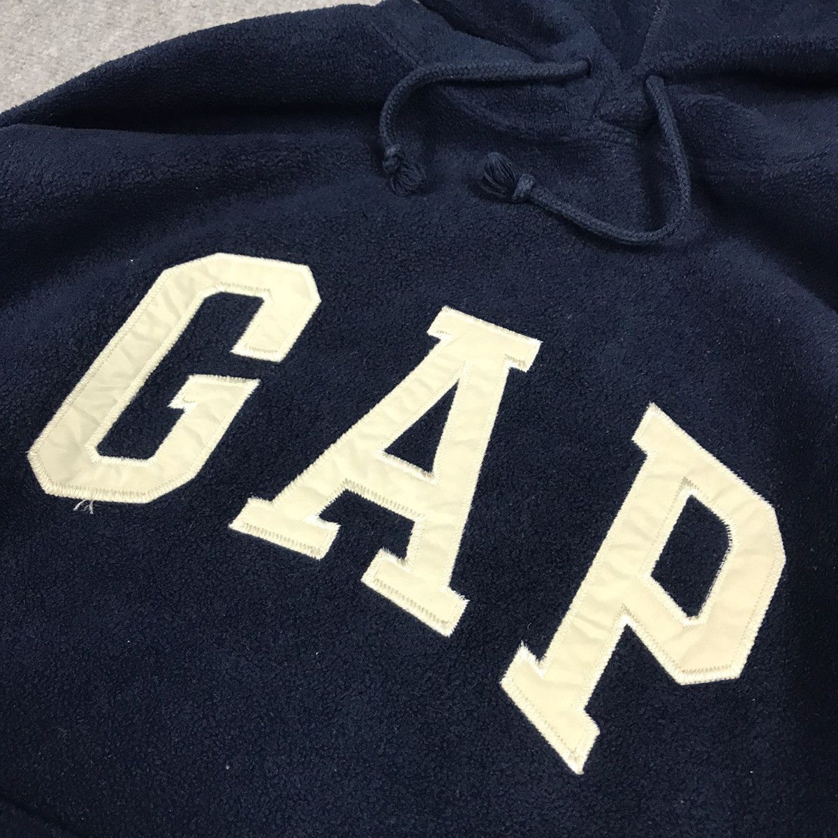Gap × Vintage GAP FLEECE HOODIES BIG LOGO SWEATSHIRT Size US S / EU 44-46 / 1 - 5 Thumbnail
