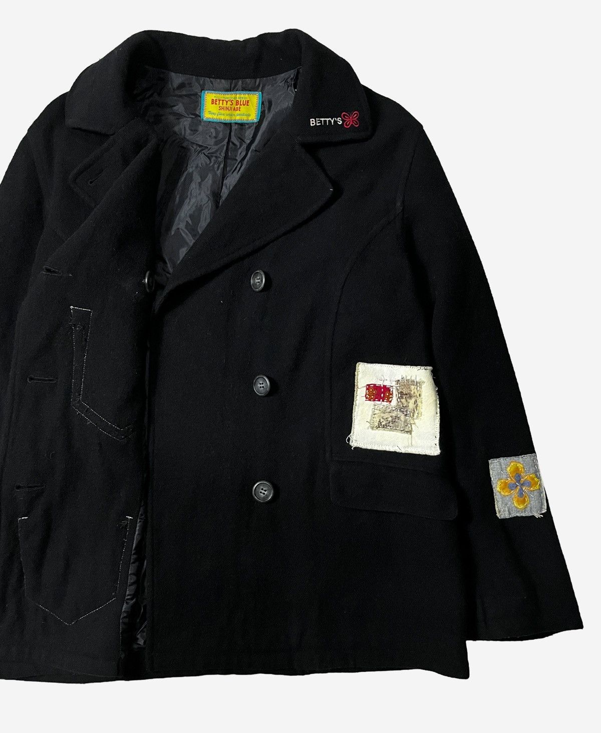 Japanese Brand Custom Made Extra Pocket Betty’s blue Double Breasted Jacket Size US M / EU 48-50 / 2 - 6 Thumbnail