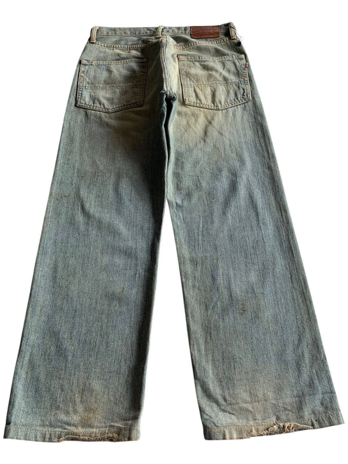 Edwin VINTAGE EDWIN SELVEDGE 505Z FADED&RUSTY DISTRESSED DENIM Size US 30 / EU 46 - 4 Thumbnail