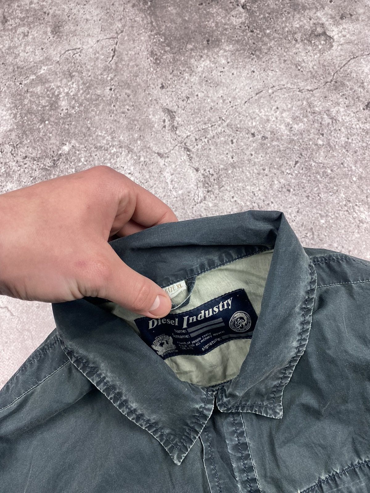 Diesel Avant Garde Diesel Junya Watanabe zip shirt Japan Arcival🔥 Size US XL / EU 56 / 4 - 4 Thumbnail