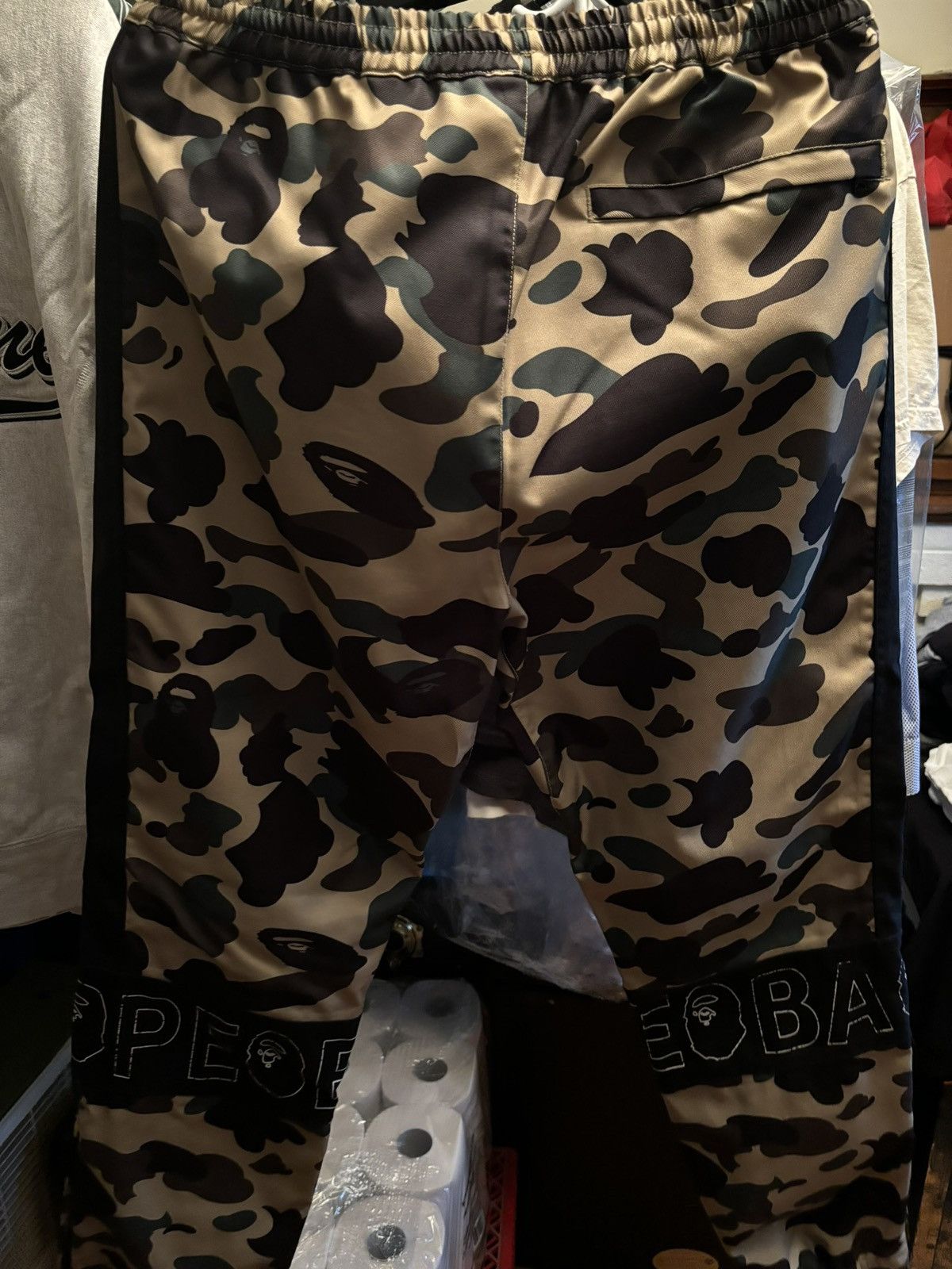 Bape RARE BAPE Camo Track Pants Size US 32 / EU 48 - 2 Thumbnail
