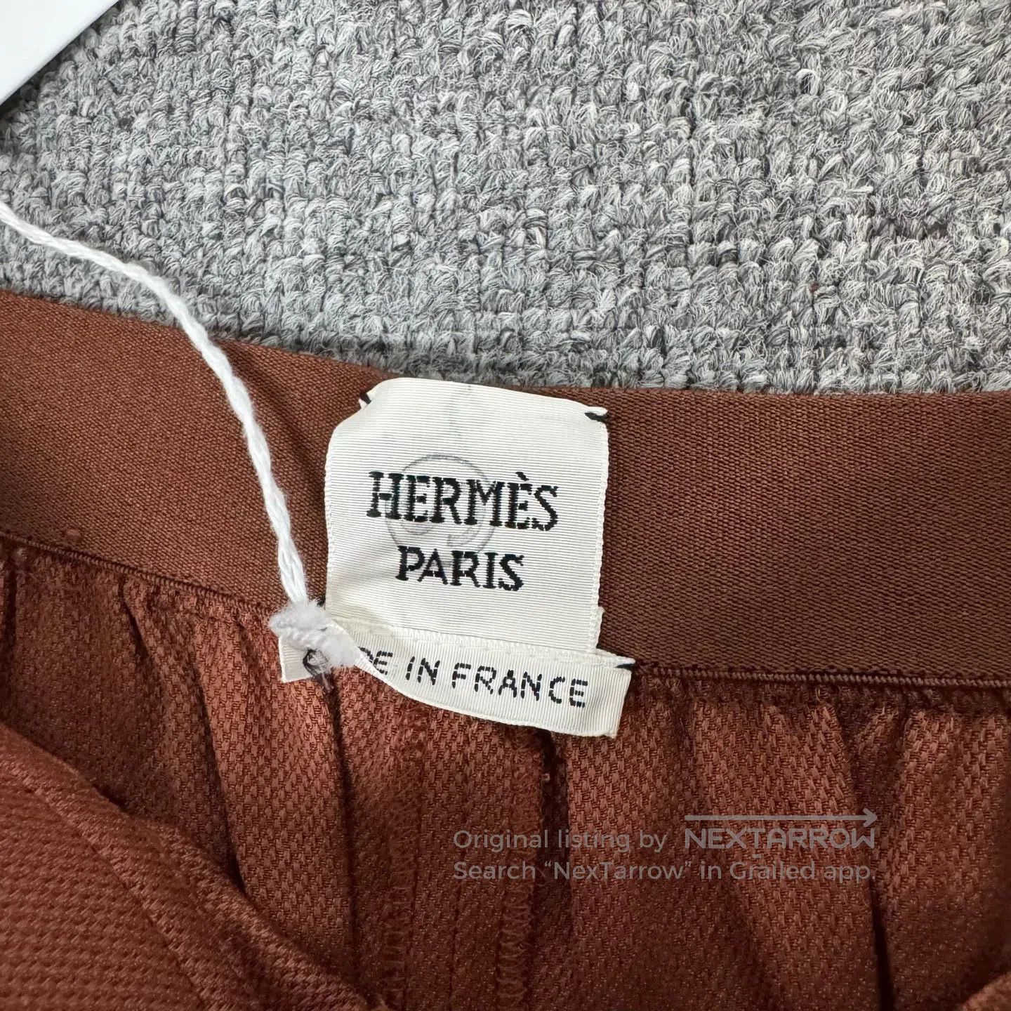 Hermes Hermes size 34 Silk blended wide-leg long pants| Size 26" / US 2 / IT 38 - 6 Thumbnail