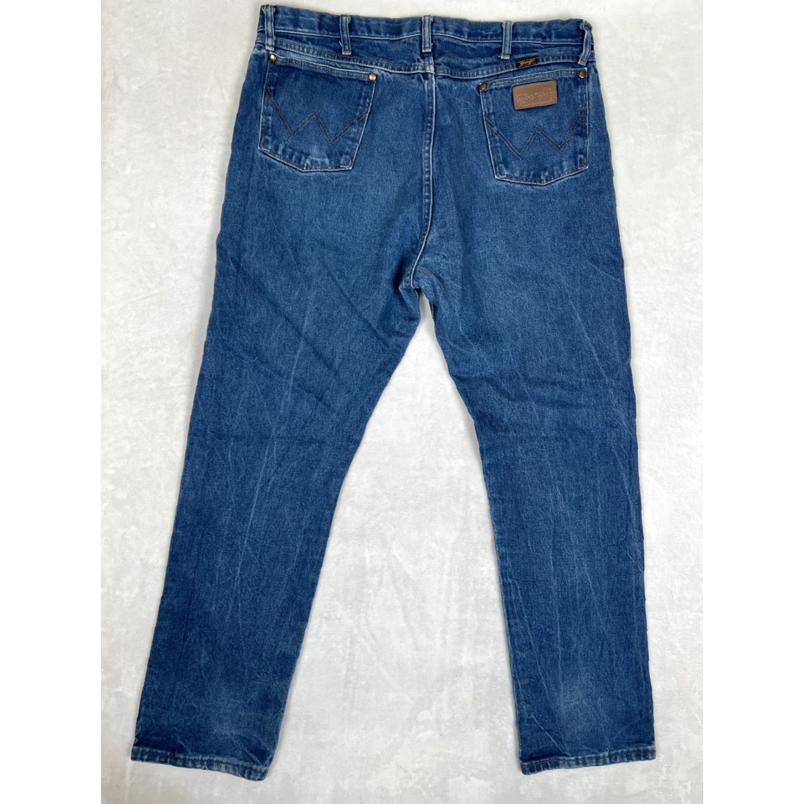 Wrangler VINTAGE Wrangler 13MWZ Blue Denim Jeans Regular Fit Cowboy Size 40x34 READ Size US 40 / EU 56 - 7 Thumbnail