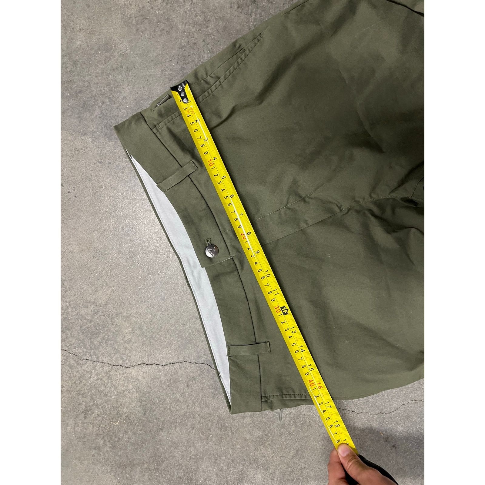 Birddogs Birddogs Men's Size 34x30 Green Cotton Slim Leg Khaki Pants Size US 34 / EU 50 - 3 Thumbnail