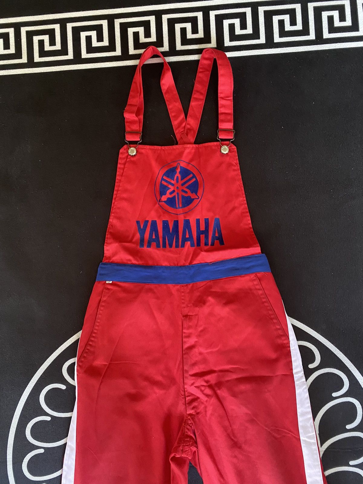 Vintage × Yamaha VINTAGE YAMAHA RACING MOTO WORK OVERALLS Size US 34 / EU 50 - 2 Thumbnail