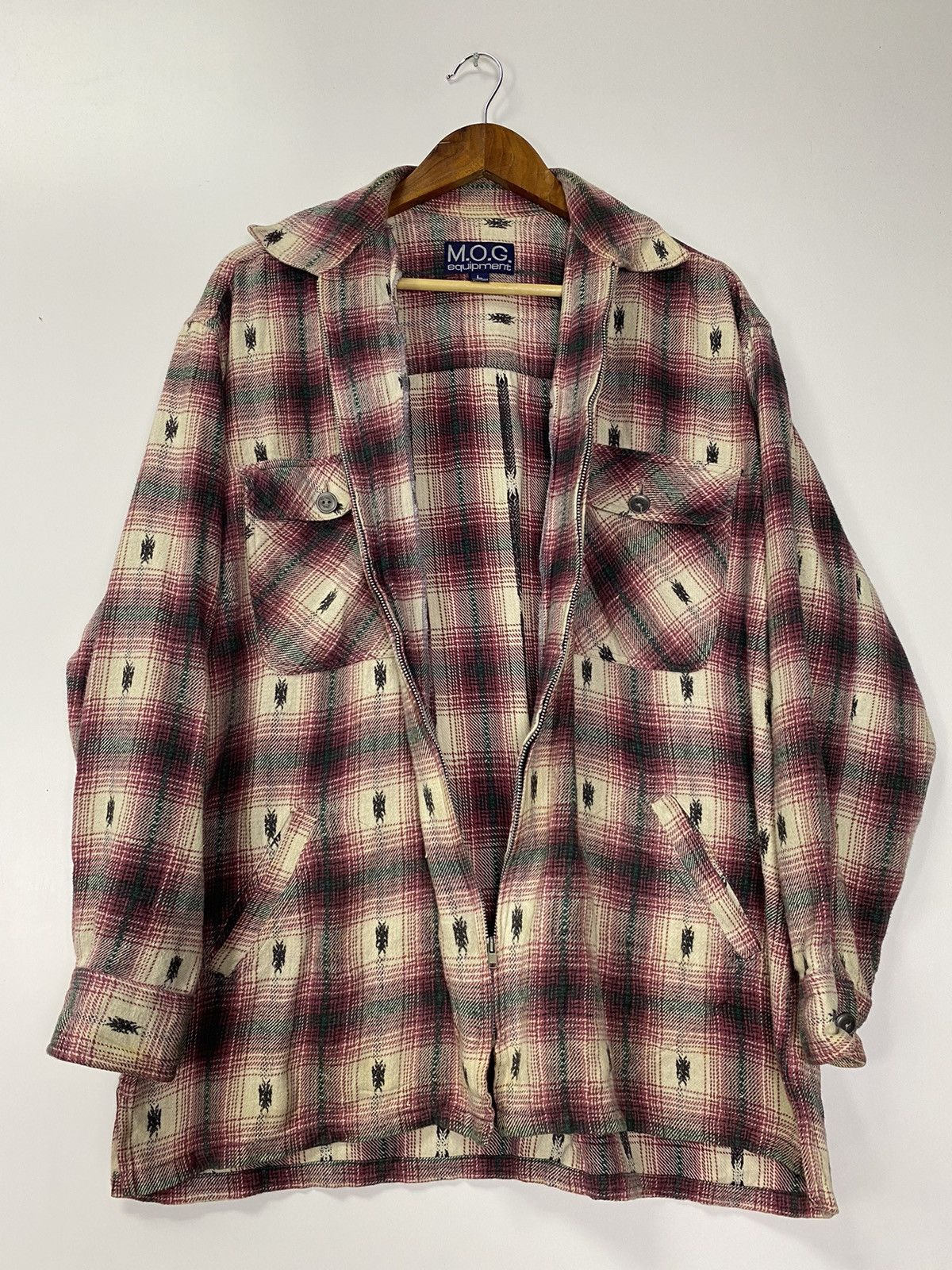 Equipment × Flannel × Vintage Vintage M.O.G Equipment Flannel Size US L / EU 52-54 / 3 - 11 Thumbnail