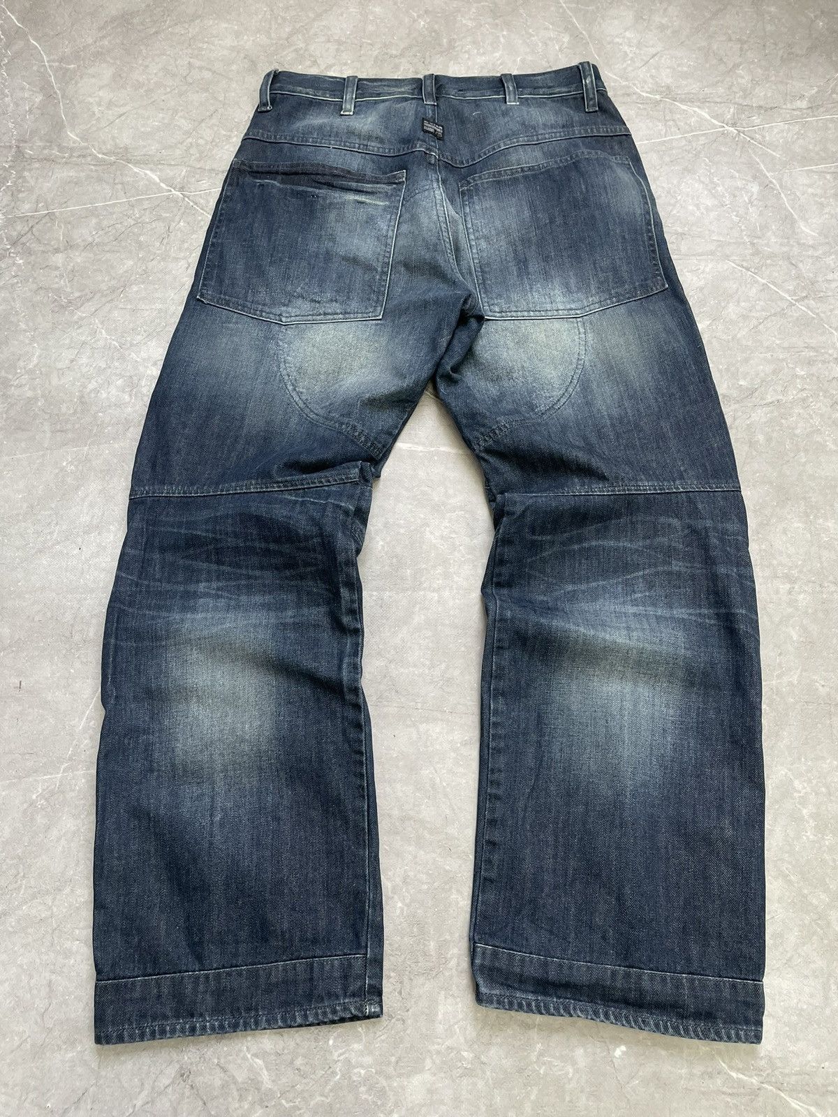 G-Star Baggy blue washed distressed g star raw jeans y2k Size US 31 - 9 Thumbnail