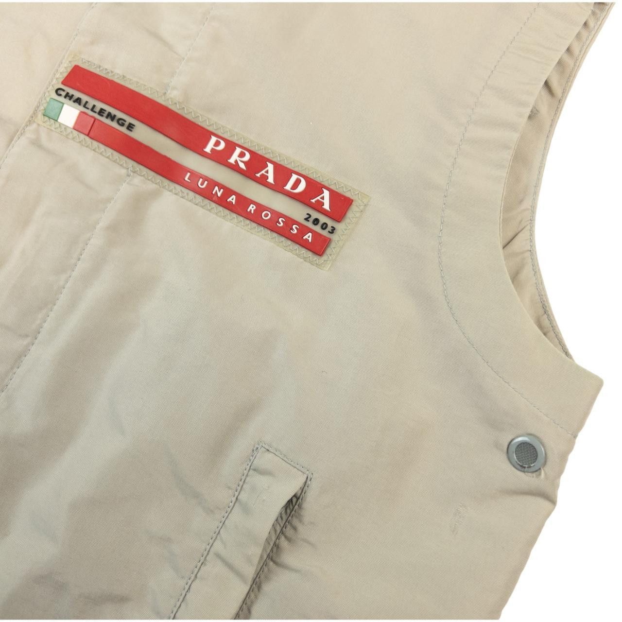 Prada Vintage Prada Luna Rossa Sport Zip Up Gilet Size L Size US L / EU 52-54 / 3 - 7 Thumbnail