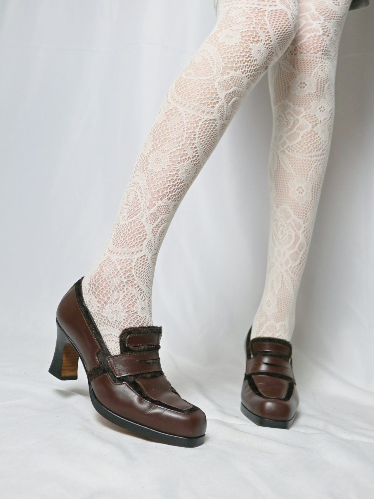Jean Paul Gaultier × Vintage vintage Jean Paul Gaultier heeled loafers Size US 5.5 / IT 35.5 - 5 Thumbnail