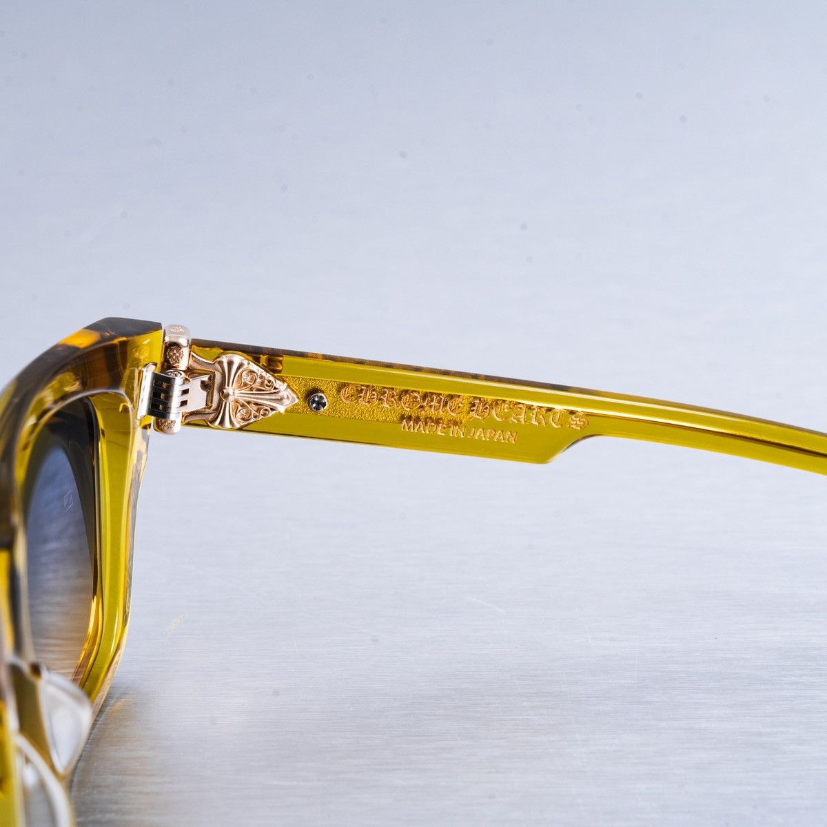 Chrome Hearts CHROME HEARTS BOX-OFFICER MALT SUNGLASSES Size ONE SIZE - 4 Thumbnail