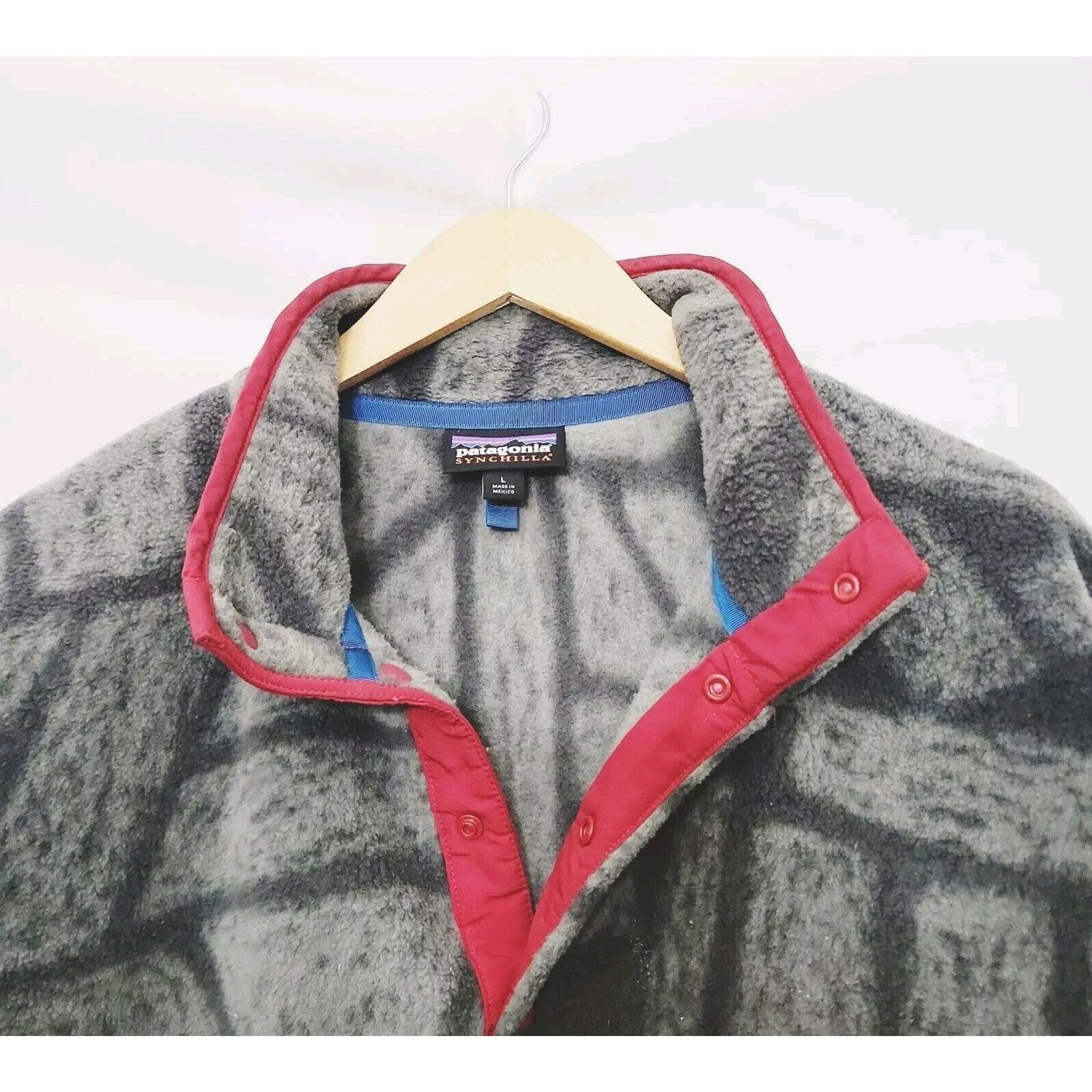 Patagonia Patagonia Men's Synchilla Stone Fleece Snap Pullover 2015 Size US L / EU 52-54 / 3 - 3 Thumbnail