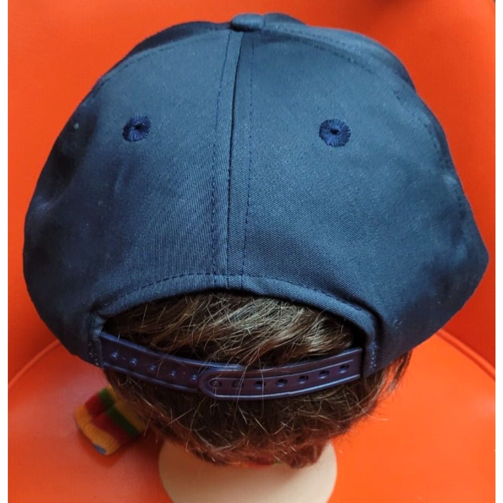 Vintage VINTAGE USS Hank DD-702 Navy Baseball Hat Cap Men One Size Blue Navy Theme, Adjustable, WWII Veterans, 96 US Navy Ship, NICE, Casual Cap Size ONE SIZE - 3 Thumbnail