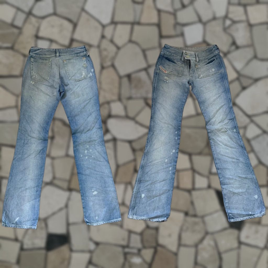 Diesel Diesel Industry Hush DS Light Blue Jeans 26 W26 L34 Women Distressed 5-Pocket Denim Jeans Size 26" / US 2 / IT 38 - 1 Thumbnail