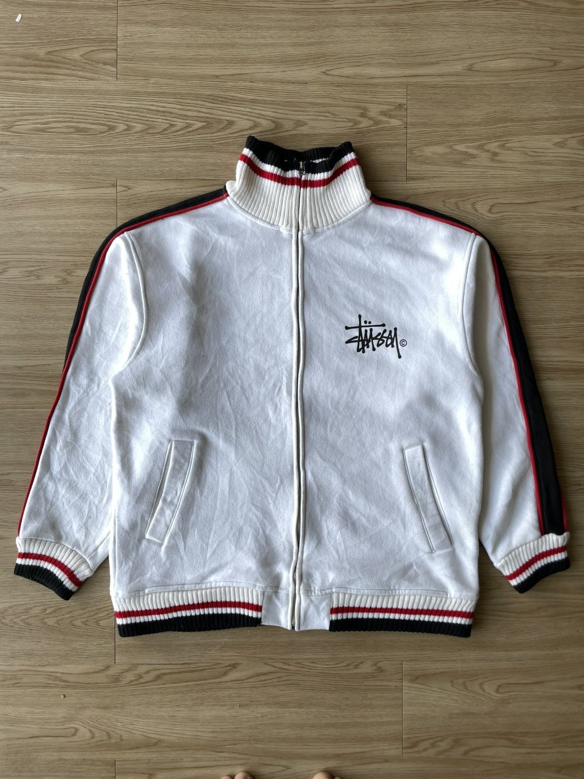 Stussy × Vintage Vintage Stussy Big Logo Sweaters Size US M / EU 48-50 / 2 - 3 Thumbnail