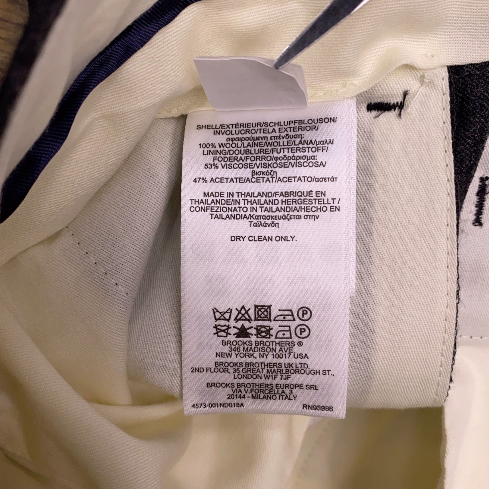 Brooks Brothers Brooks Brothers Madison Pants W38 Gray Wool Vitale Barberis Canonico New Size US 38 / EU 54 - 7 Thumbnail