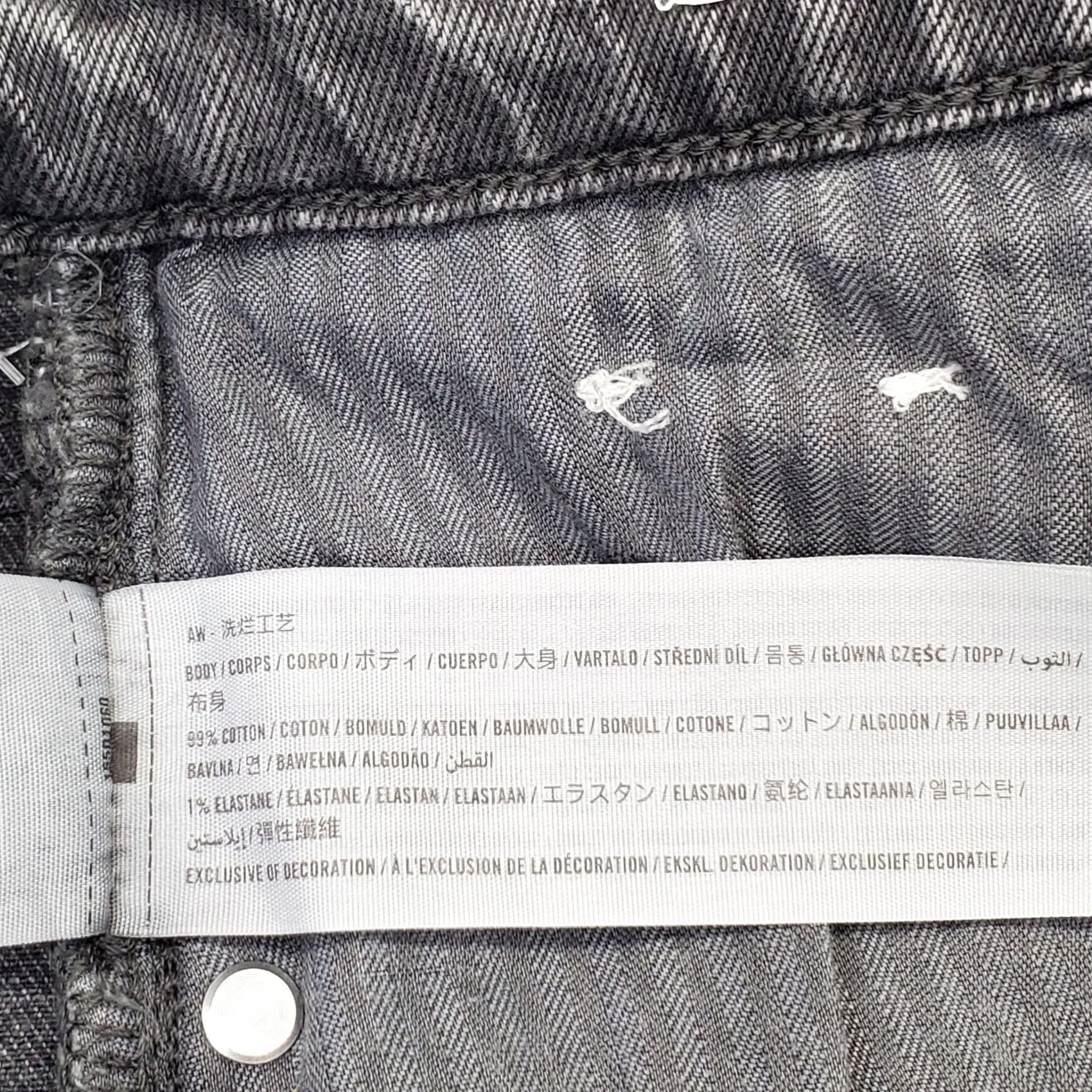 Abercrombie & Fitch Abercrombie & Fitch The 90s Straight Jeans Womens Size 6 Gray Denim Ultra High Rise Jeans Size 28" / US 6 / IT 42 - 7 Thumbnail