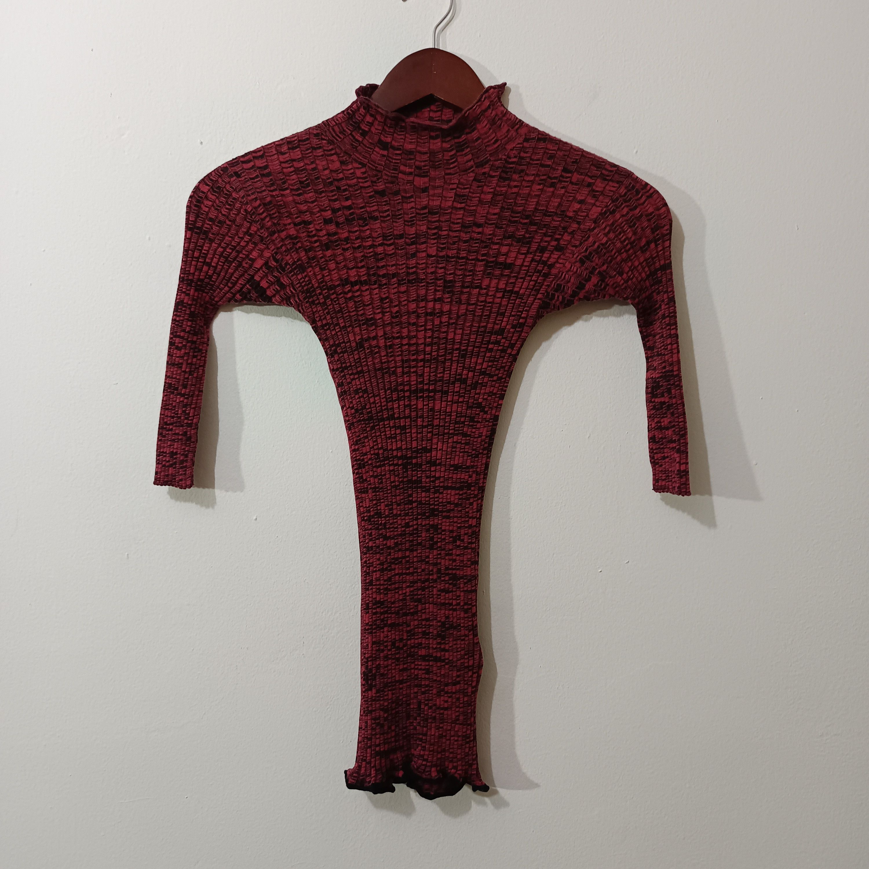 Celine Celine Ribbed Knit Top - Size S Size S / US 4 / IT 40 - 2 Thumbnail