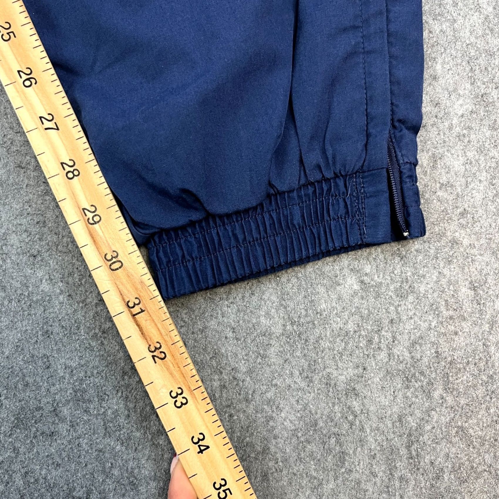 Adidas VINTAGE adidas Mens Tracksuit Bottom Pants Sweat Joggers Medium Blue 00s #10 Size 40R - 4 Thumbnail