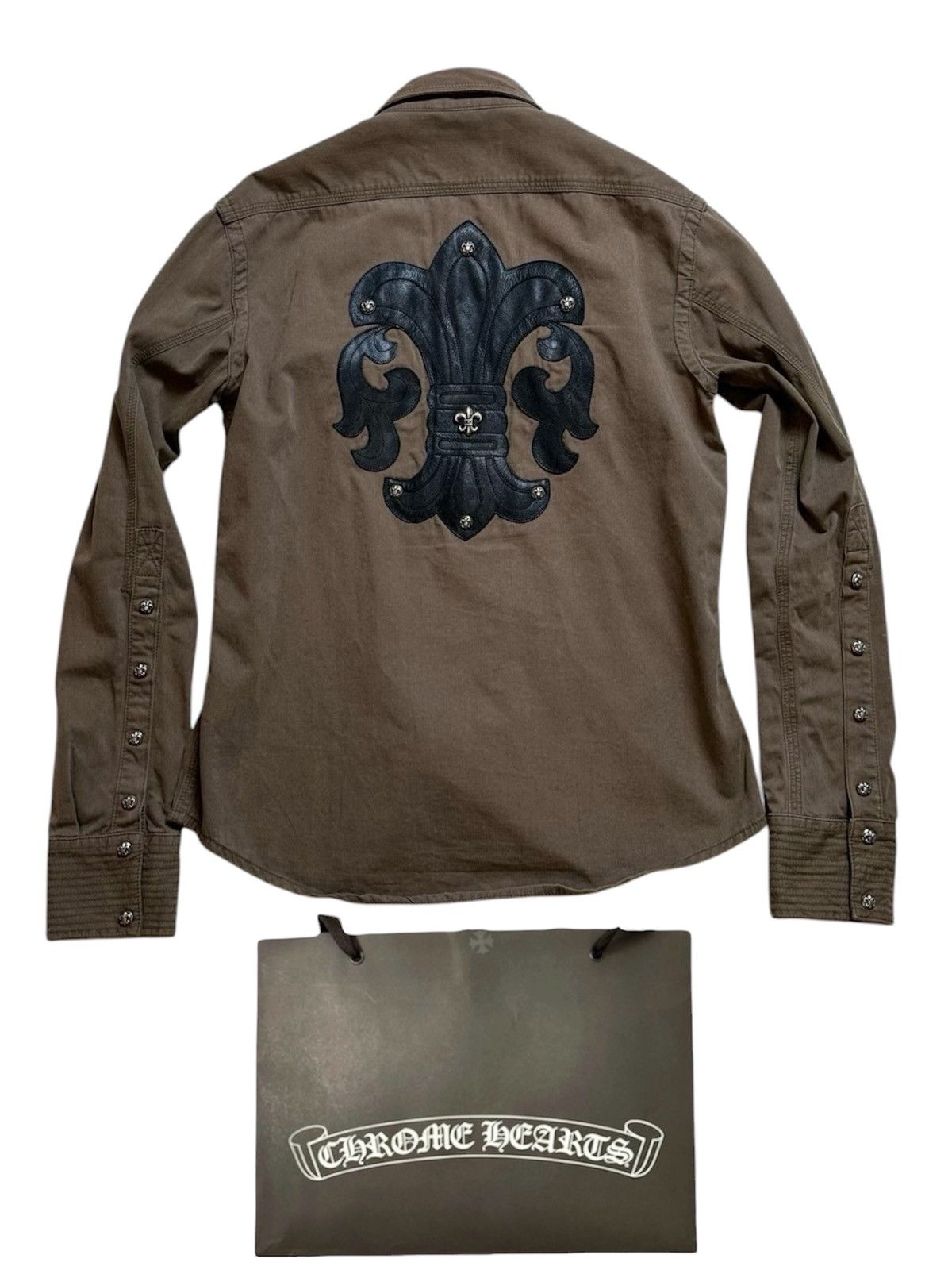 Chrome Hearts Chrome Hearts Fleur Button Shirt | Grailed