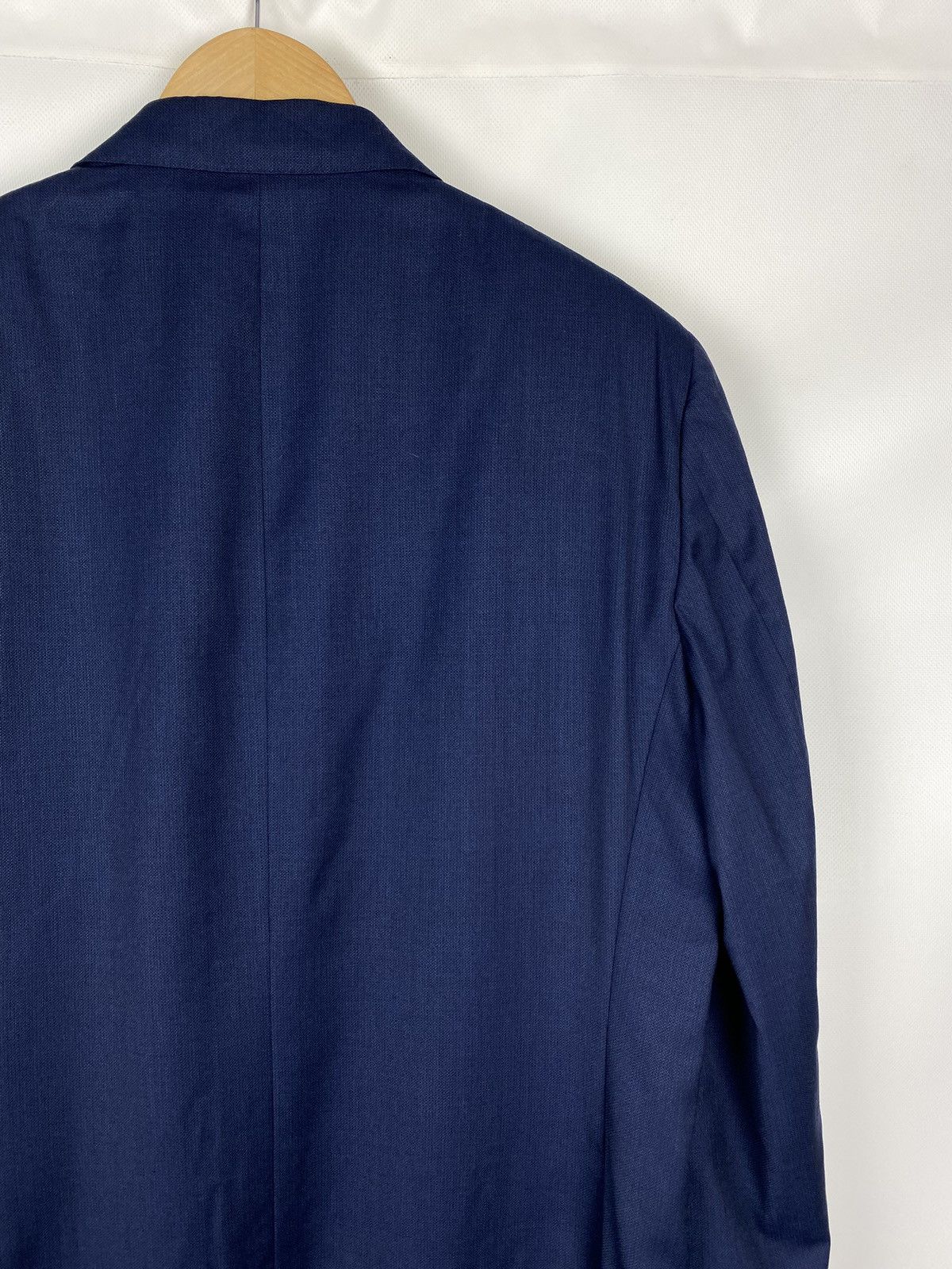 Caruso Caruso Superfine 120’s men’s wool blazer jacket sport coat Size 44R - 17 Thumbnail