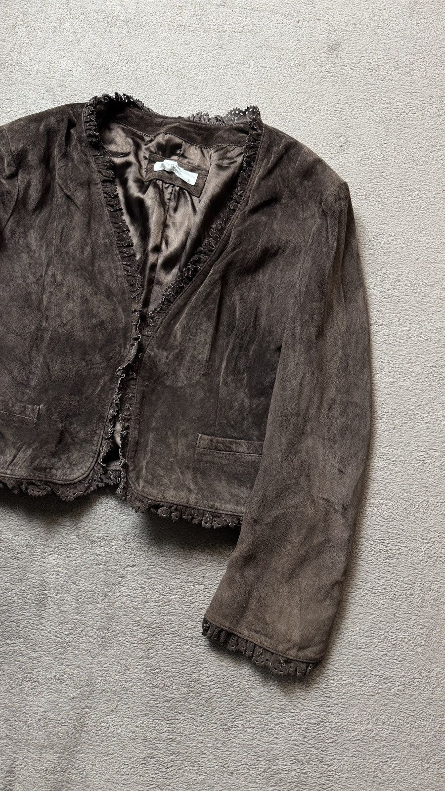 Genuine Leather 00s Leather Jacket Japan IfSixWasNine PPFM Balmain Style Size M / US 6-8 / IT 42-44 - 3 Thumbnail