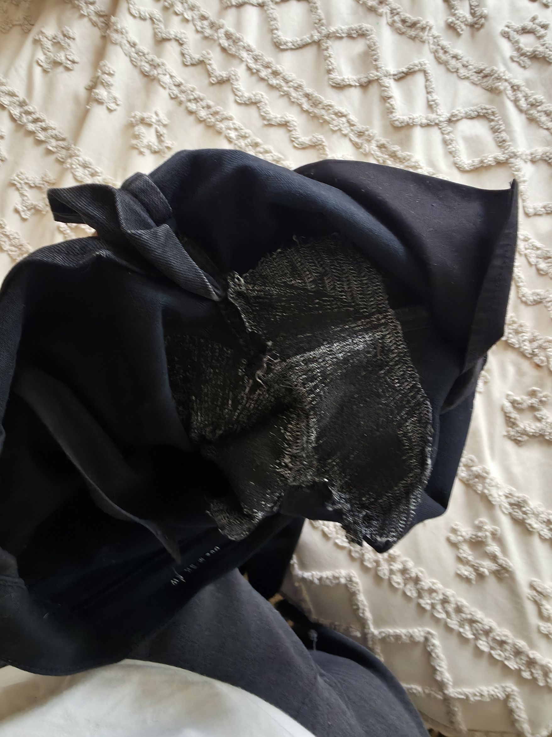 Saint Laurent Paris Saint Laurent Waxed Black Denim DO2 M/SK-LW Size US 33 - 3 Thumbnail
