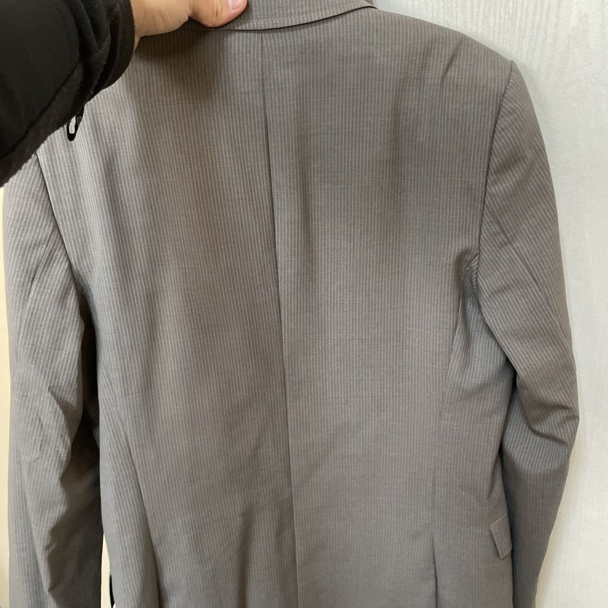Designer × Hugo Boss 42L Hugo Boss Regular Gray Formal Pants Suit blazer jacket Size 42L - 8 Thumbnail