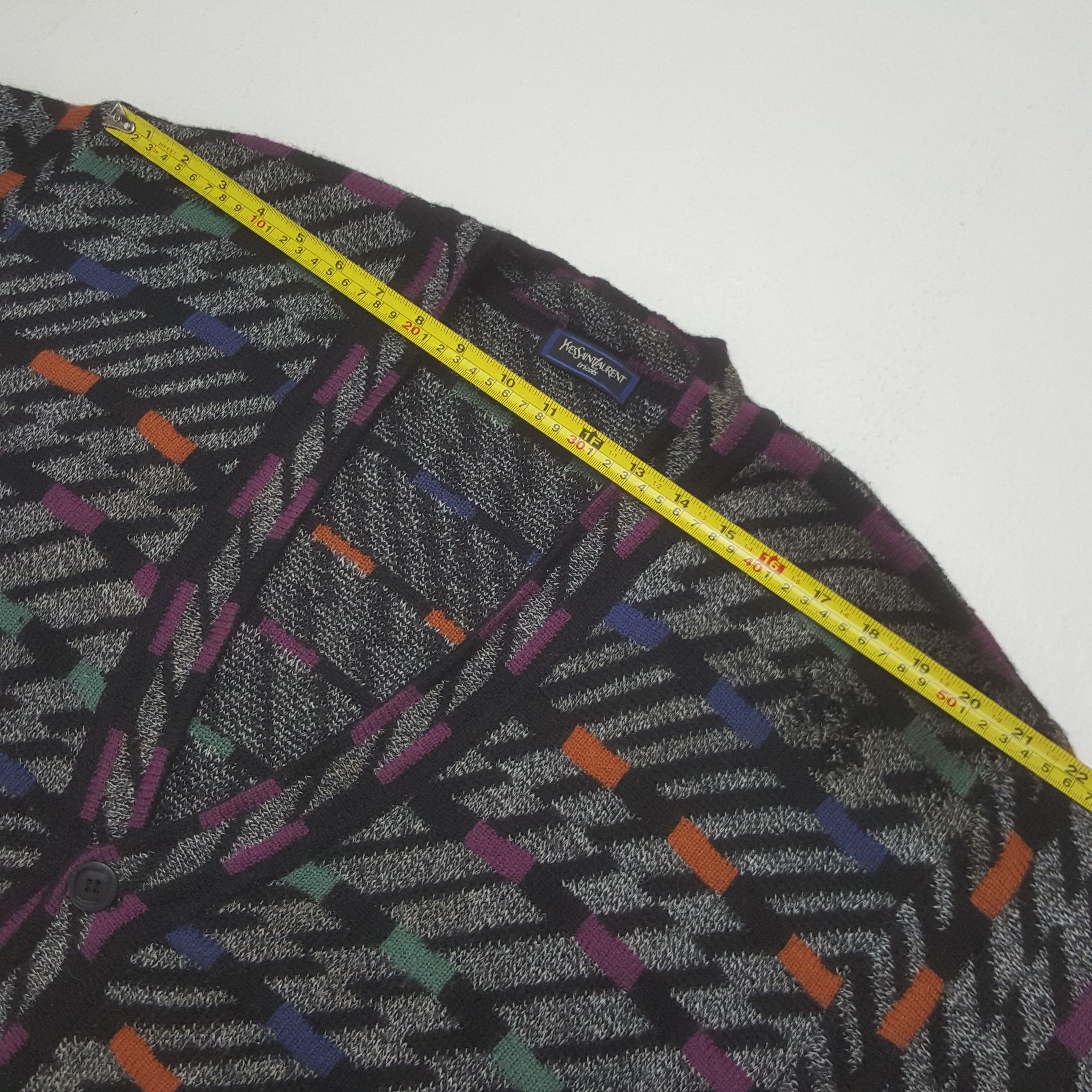 Yves Saint Laurent Vintage Yves Saint Laurent Designer Cardigan C321N16 Size US L / EU 52-54 / 3 - 6 Thumbnail
