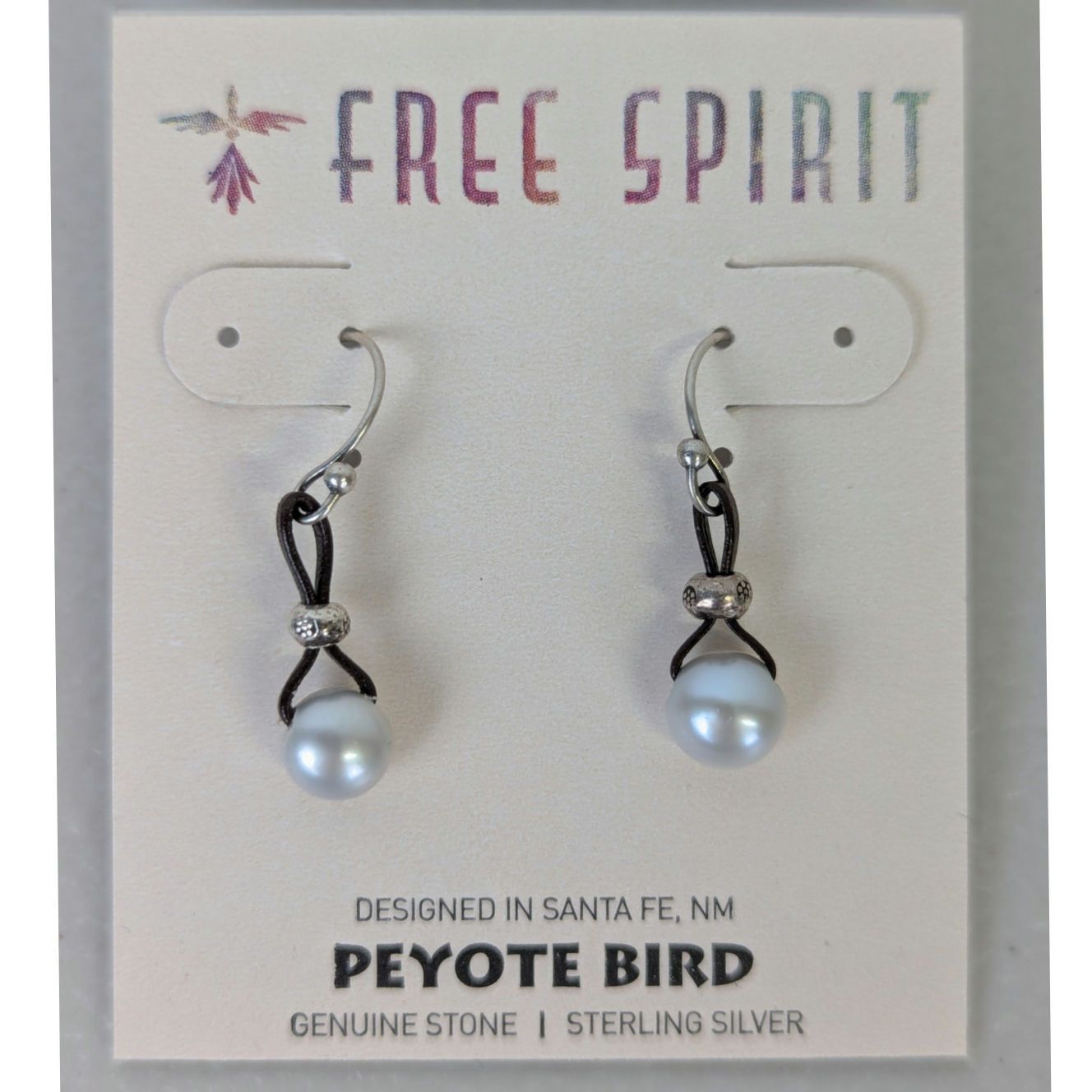 Peyote Bird Peyote Bird Sterling Silver Drop Earrings Bead Boho Western Size ONE SIZE - 1 Thumbnail