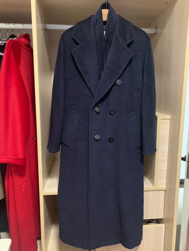 Max Mara Max Mara 101801 Coat, navy blue Size S / US 4 / IT 40 - 8 Thumbnail