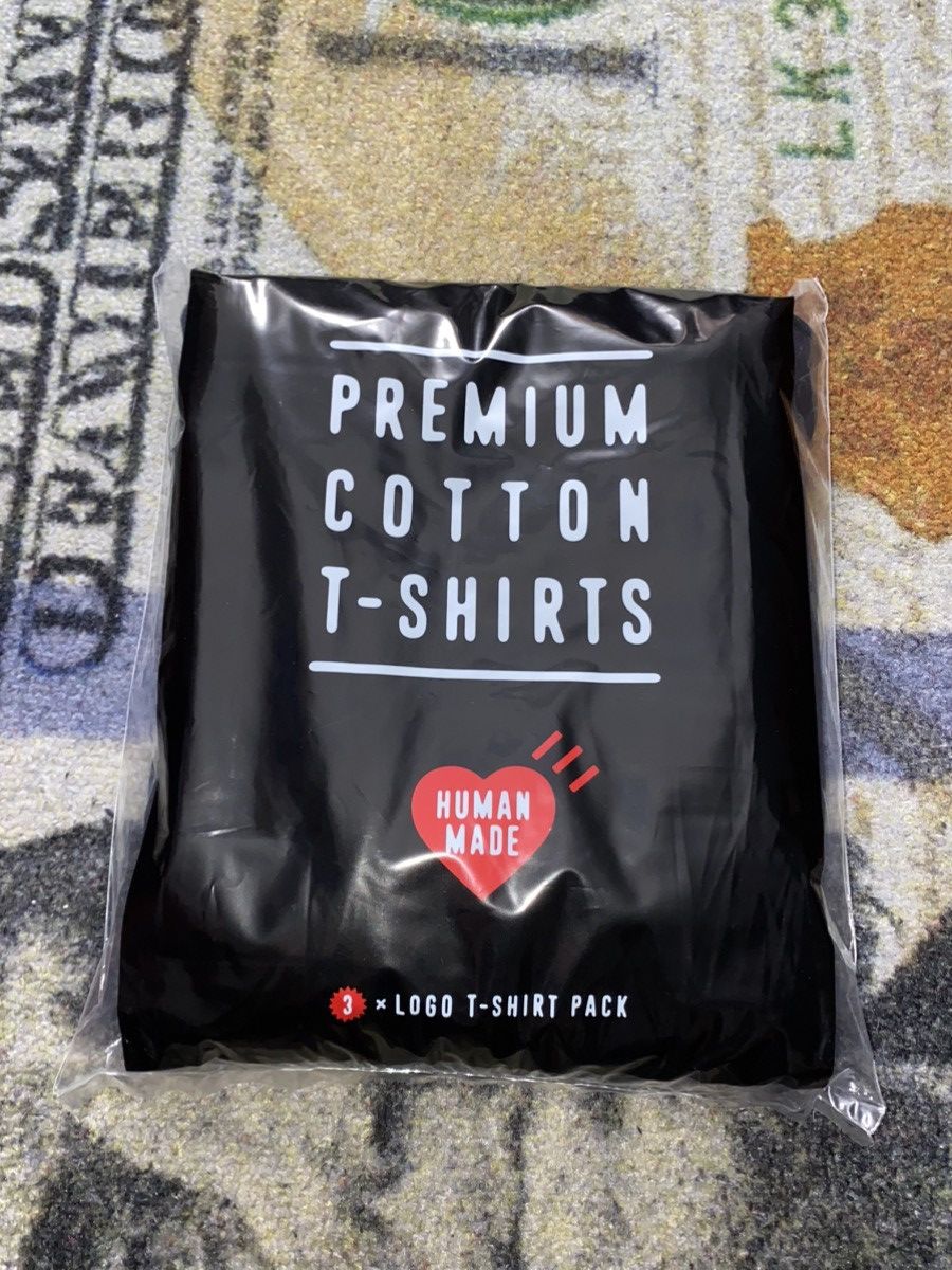 Human Made Human Made Premium Cotton Tees (3 Pack) Size US XL / EU 56 / 4 - 2 Thumbnail