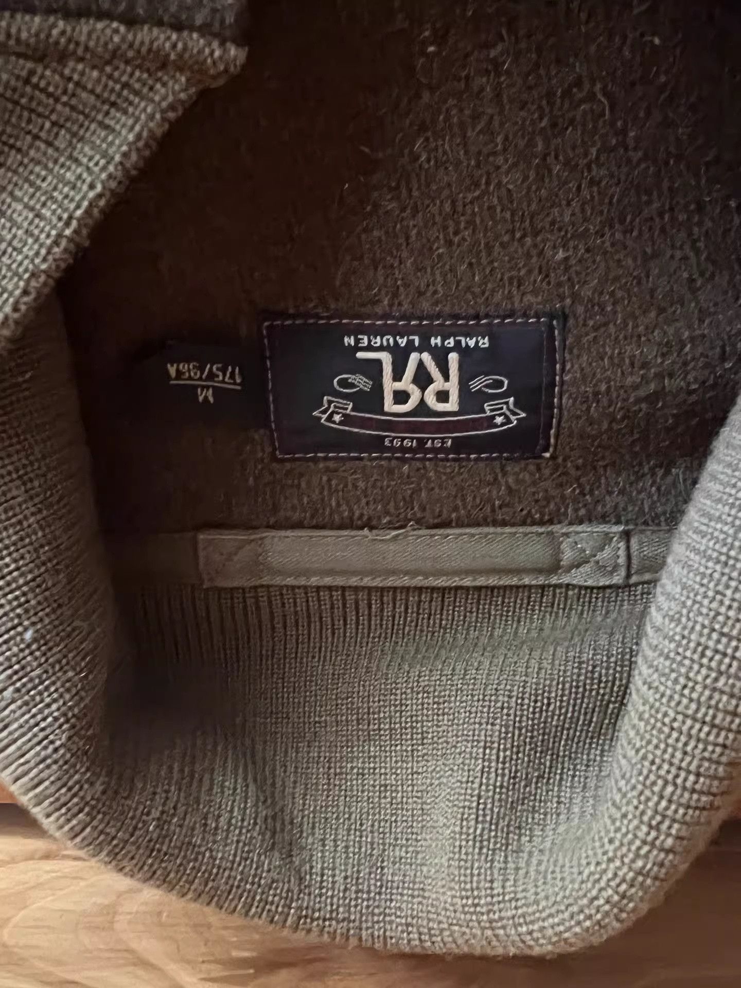 RRL Ralph Lauren RRL Double RL Wool Leather Sleeve Jacket Size US M / EU 48-50 / 2 - 9 Thumbnail