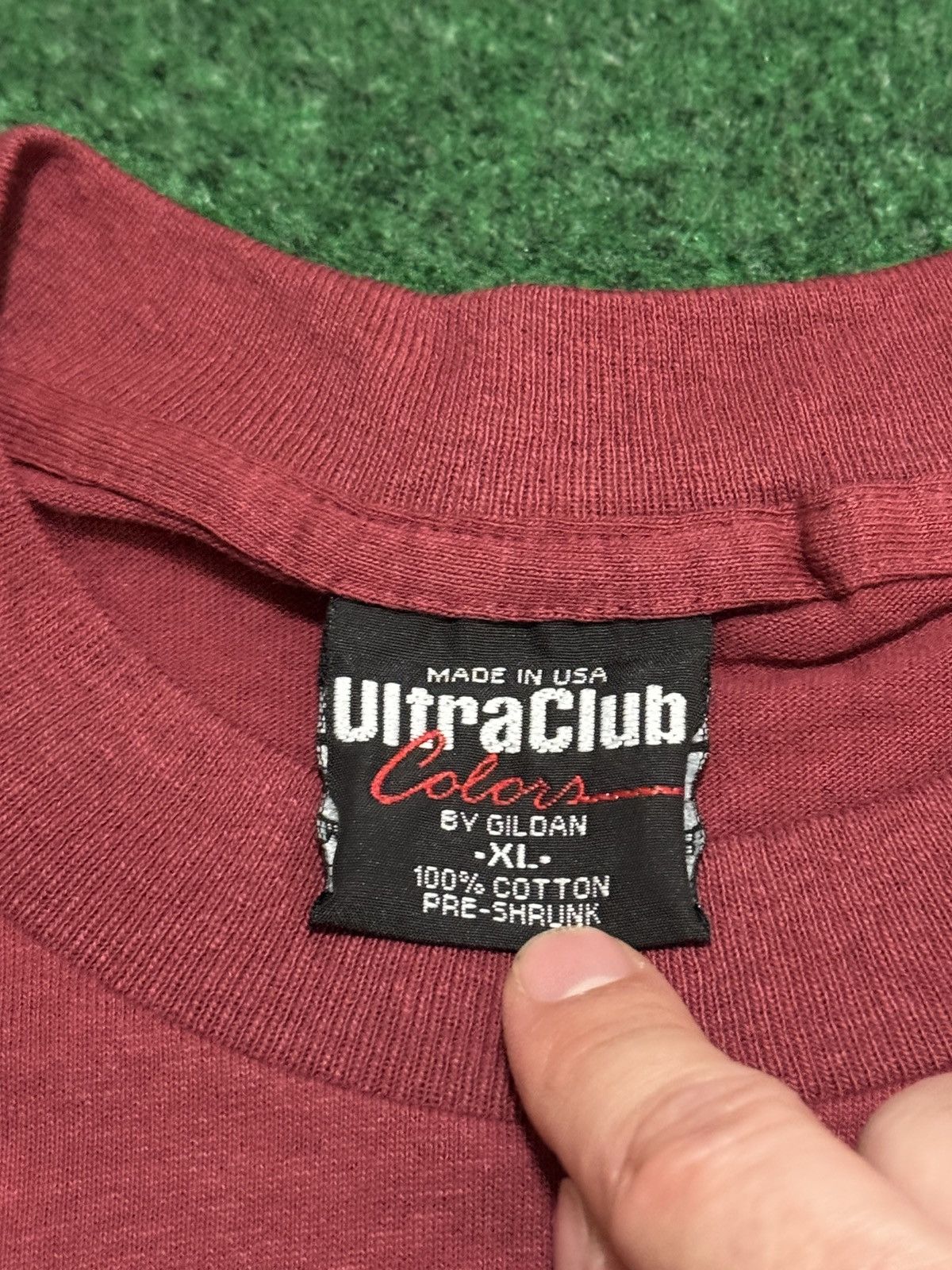 Vintage Ultra Club Cotton Promotional Gildan Vintage 90s XL T Shirt Size US XL / EU 56 / 4 - 3 Thumbnail