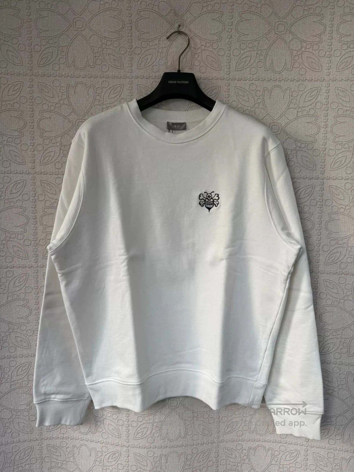 Dior dior x stussy embroidered skull beehive sweatshirt. Size US L / EU 52-54 / 3 - 1 Thumbnail